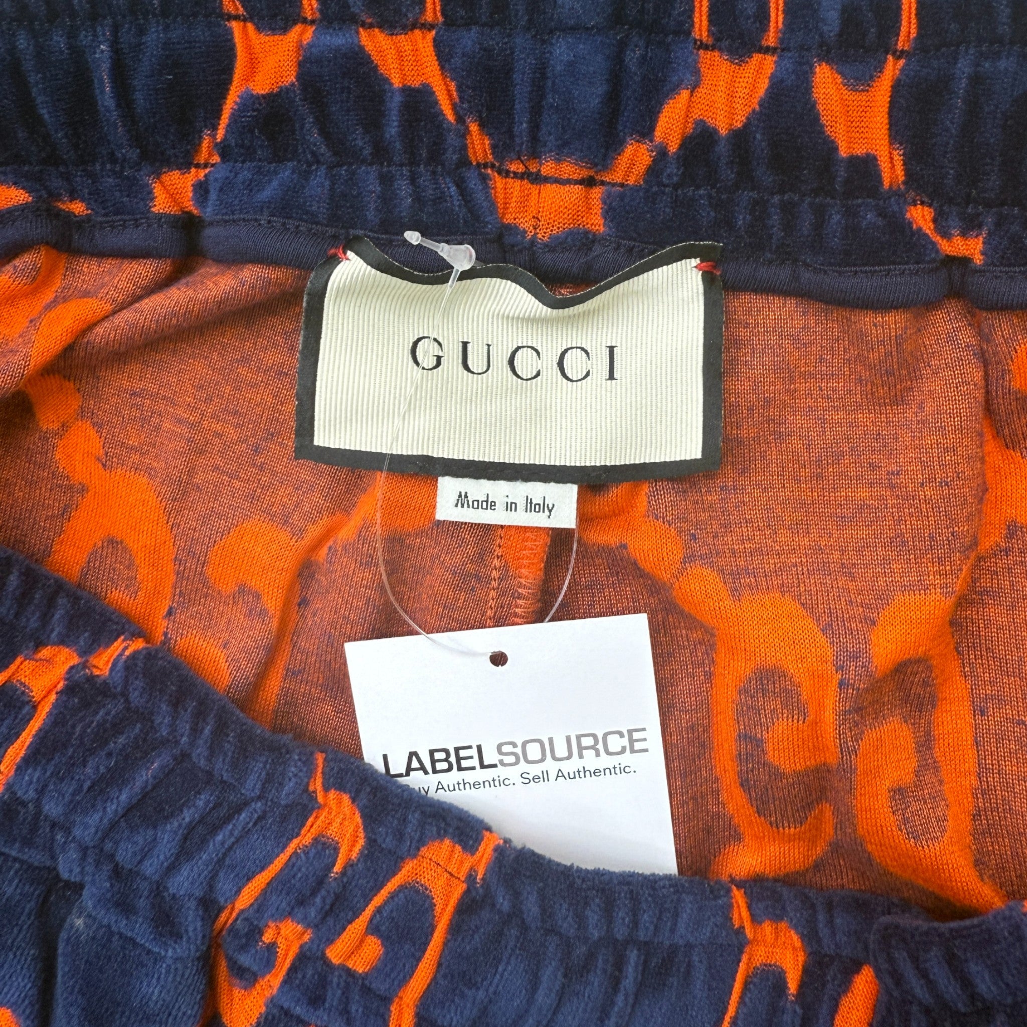 Men's Gg Chenille Joggers Navy Size L