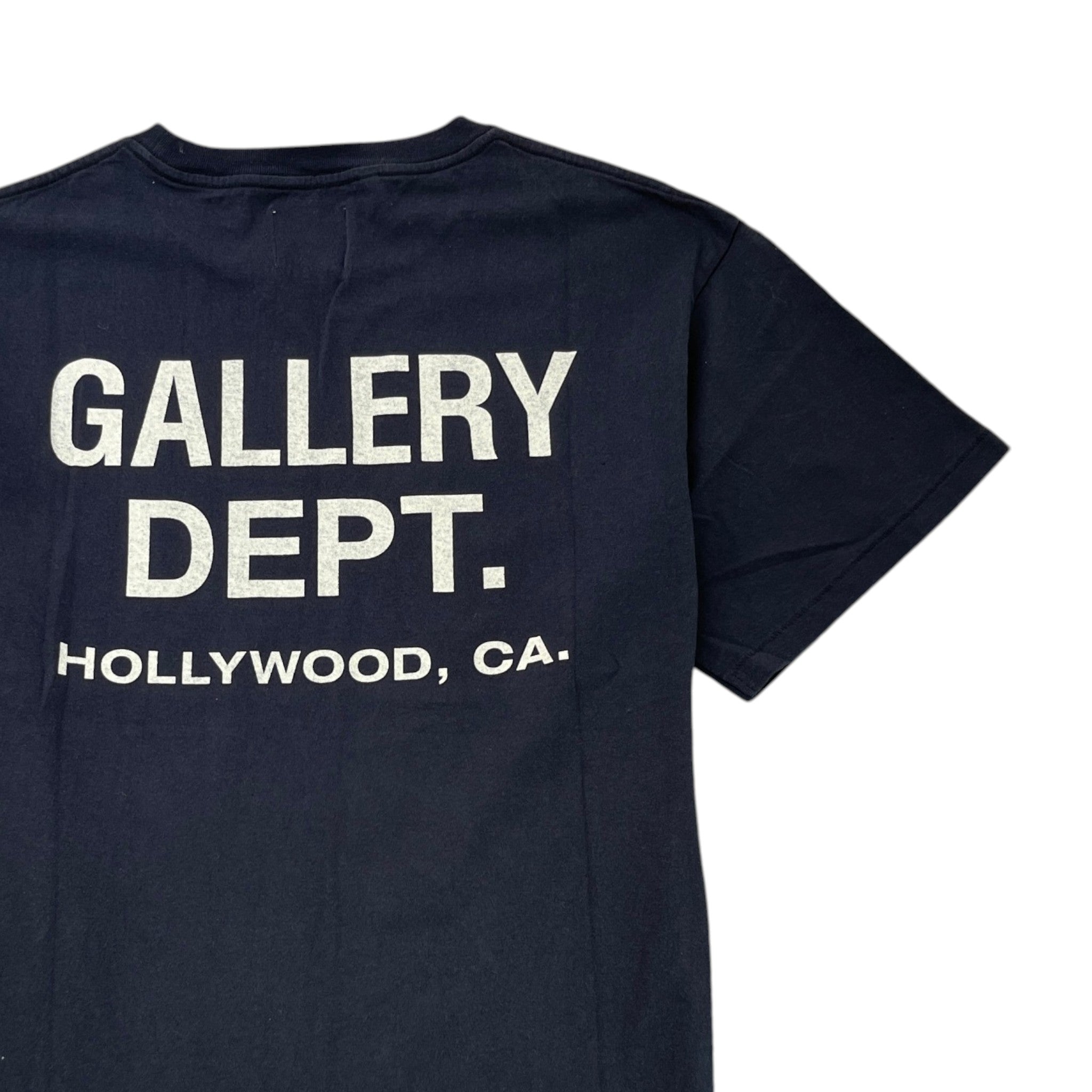 Men's Logo Print T-Shirt Navy Size M
