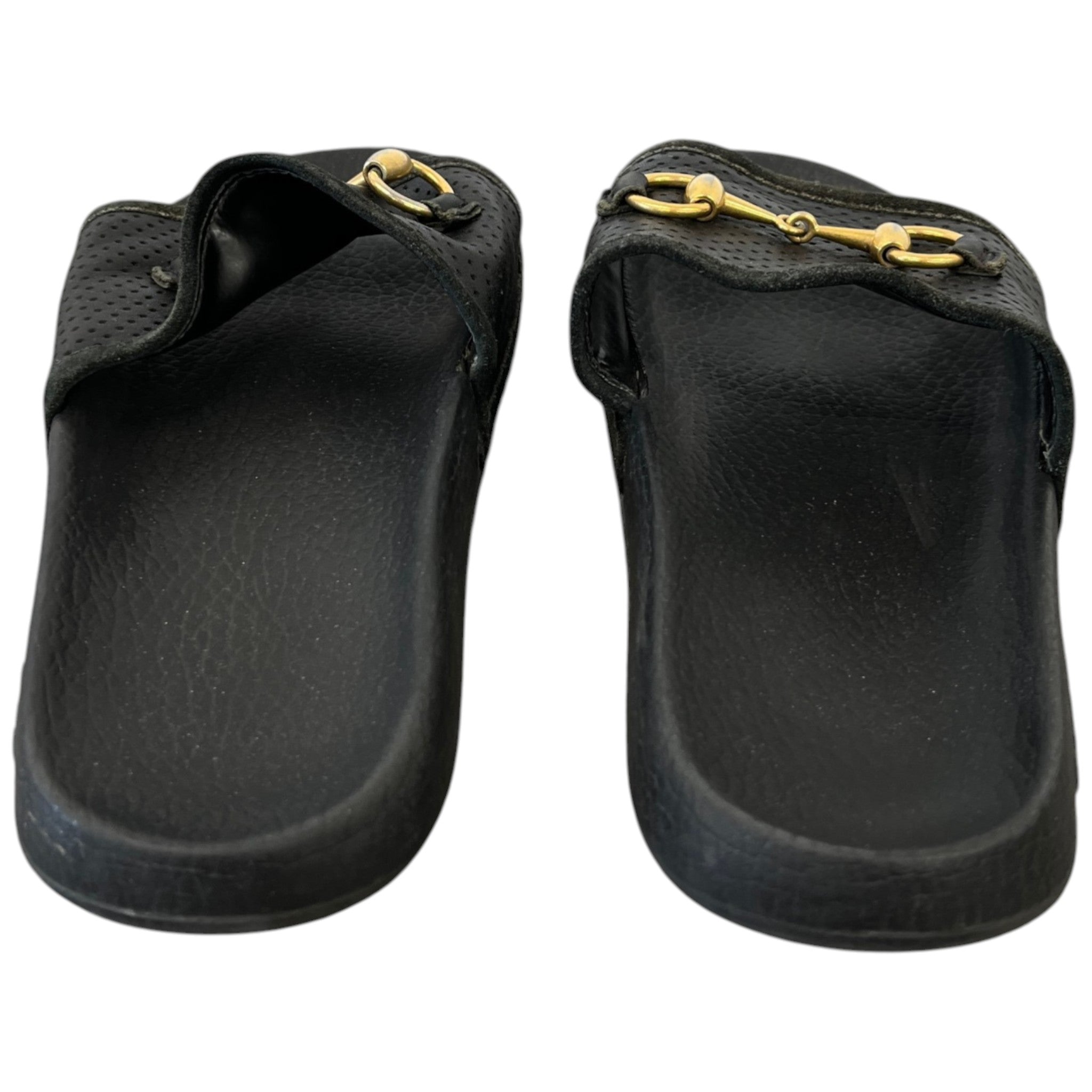 Women's Horsebit Slides Black Size EU 37 / UK 4