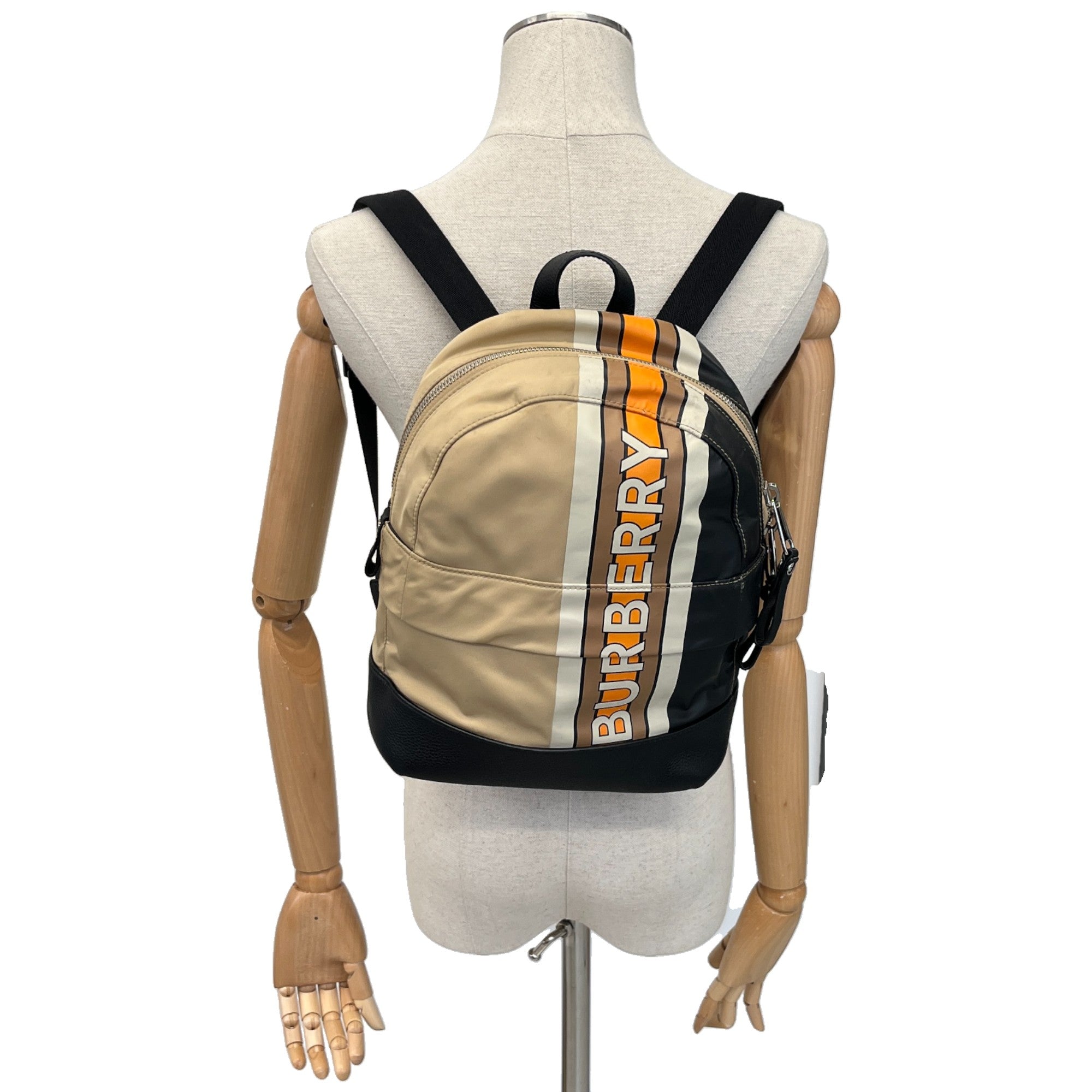 Women's Nico Striped Backpack Beige