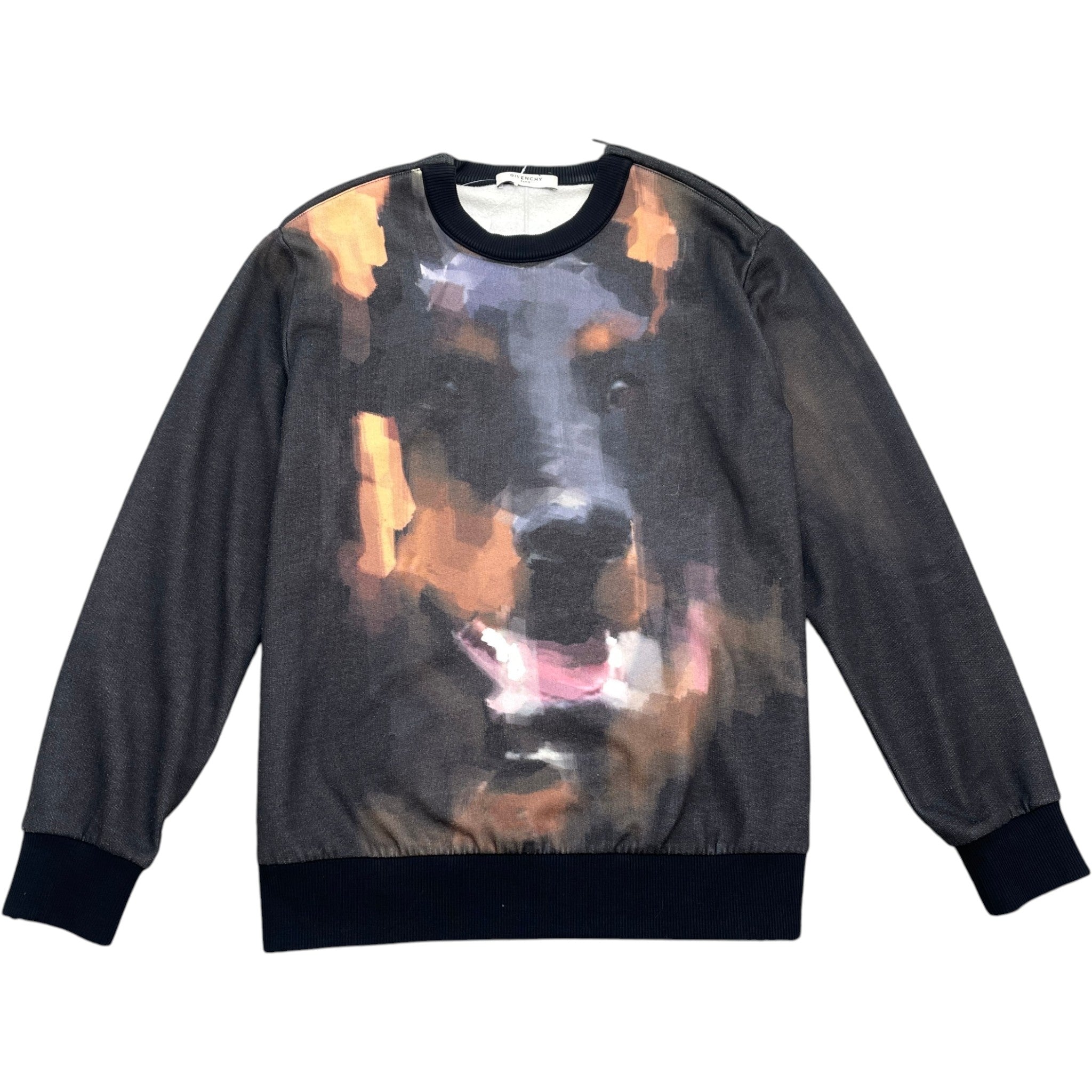 Men's Doberman Sweatshirt Black Size M