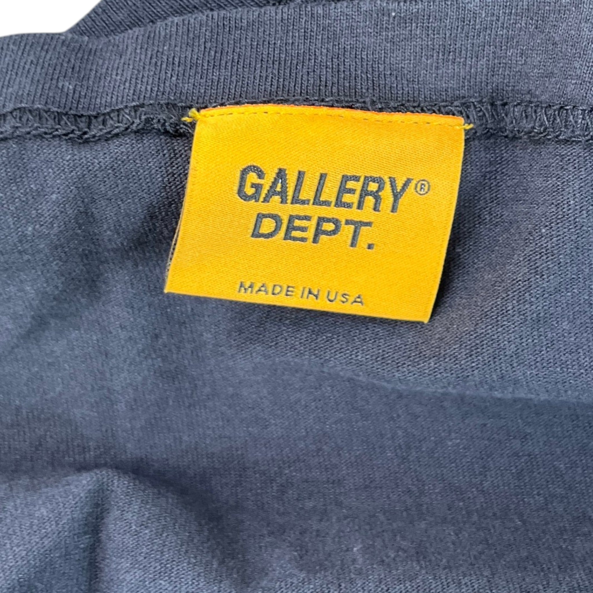 Men's Logo Print T-Shirt Navy Size M