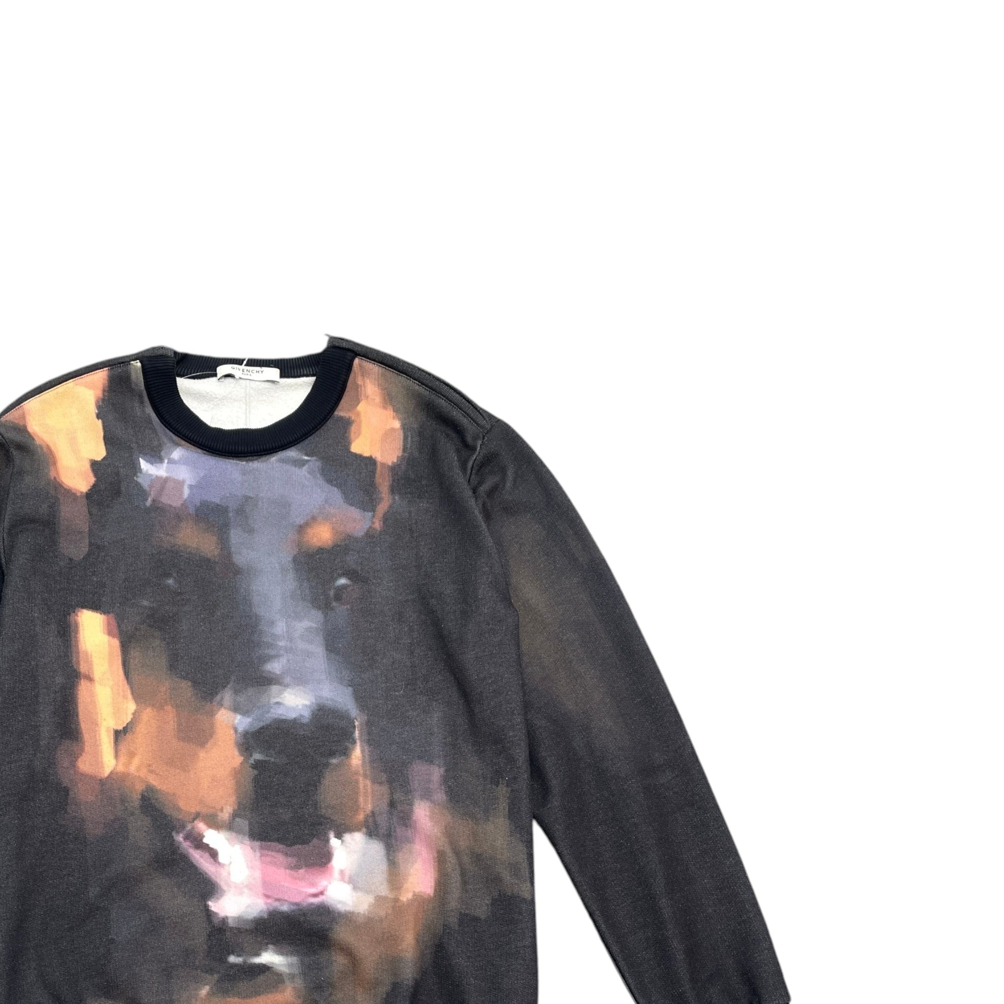 Men's Doberman Sweatshirt Black Size M