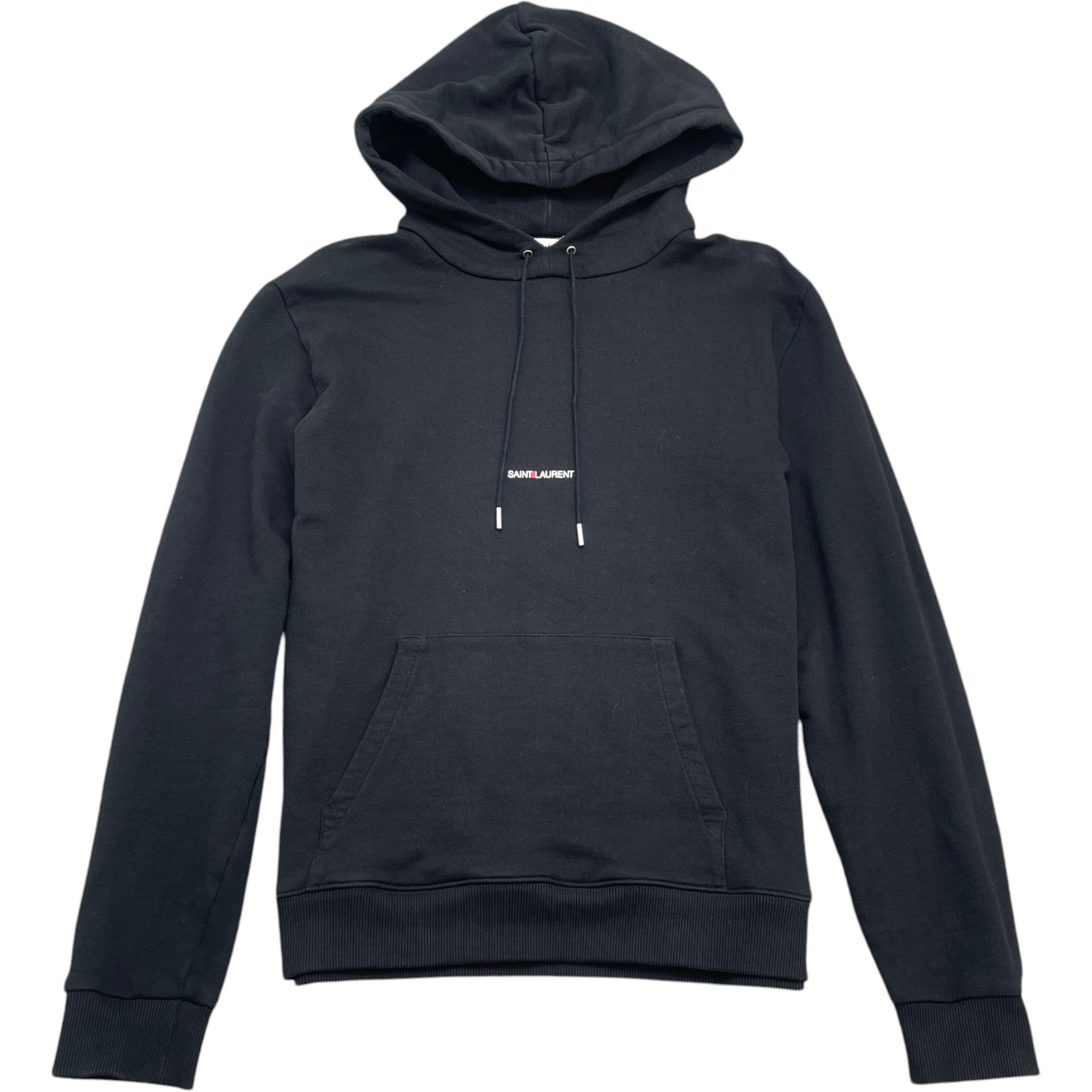 Men's Embroidered Logo Hoodie Black Size XXL