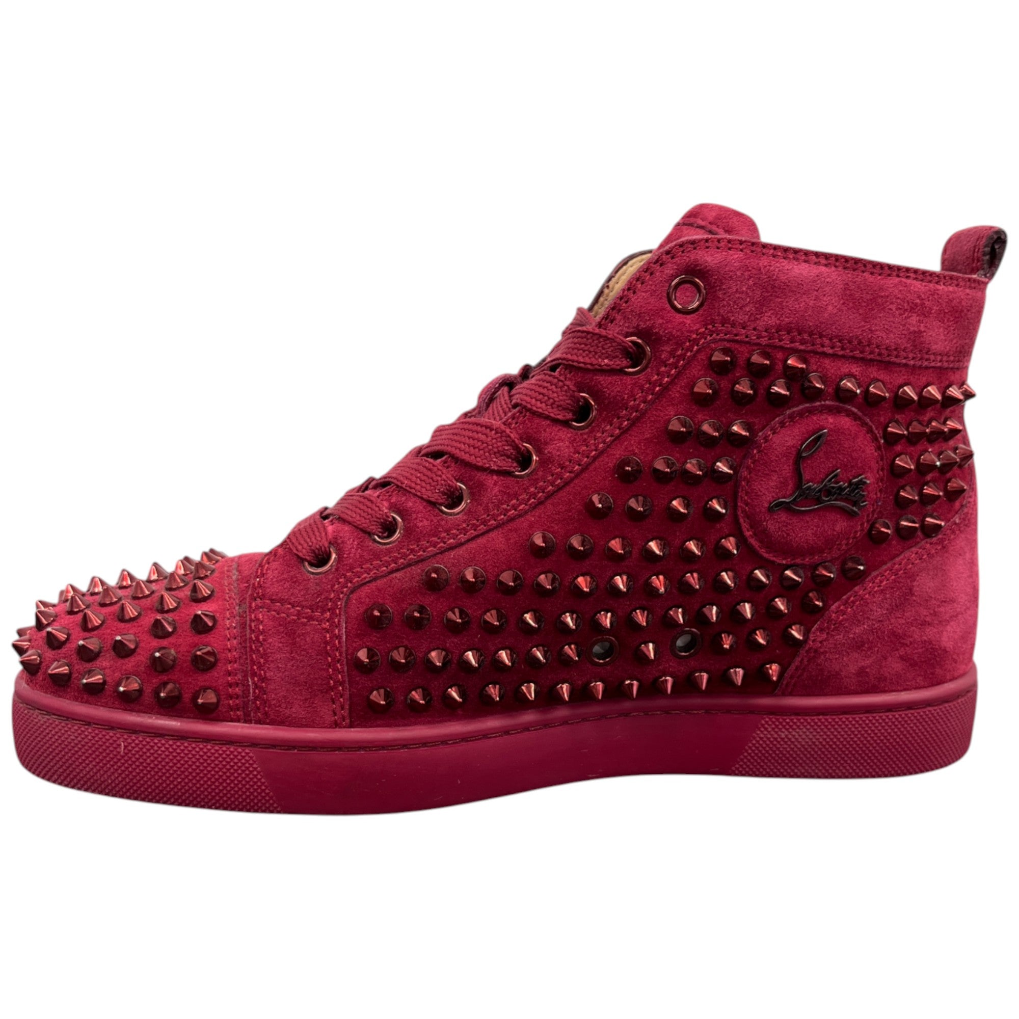 Men's Louis Spike High Trainers Red Size EU 40 / UK 6