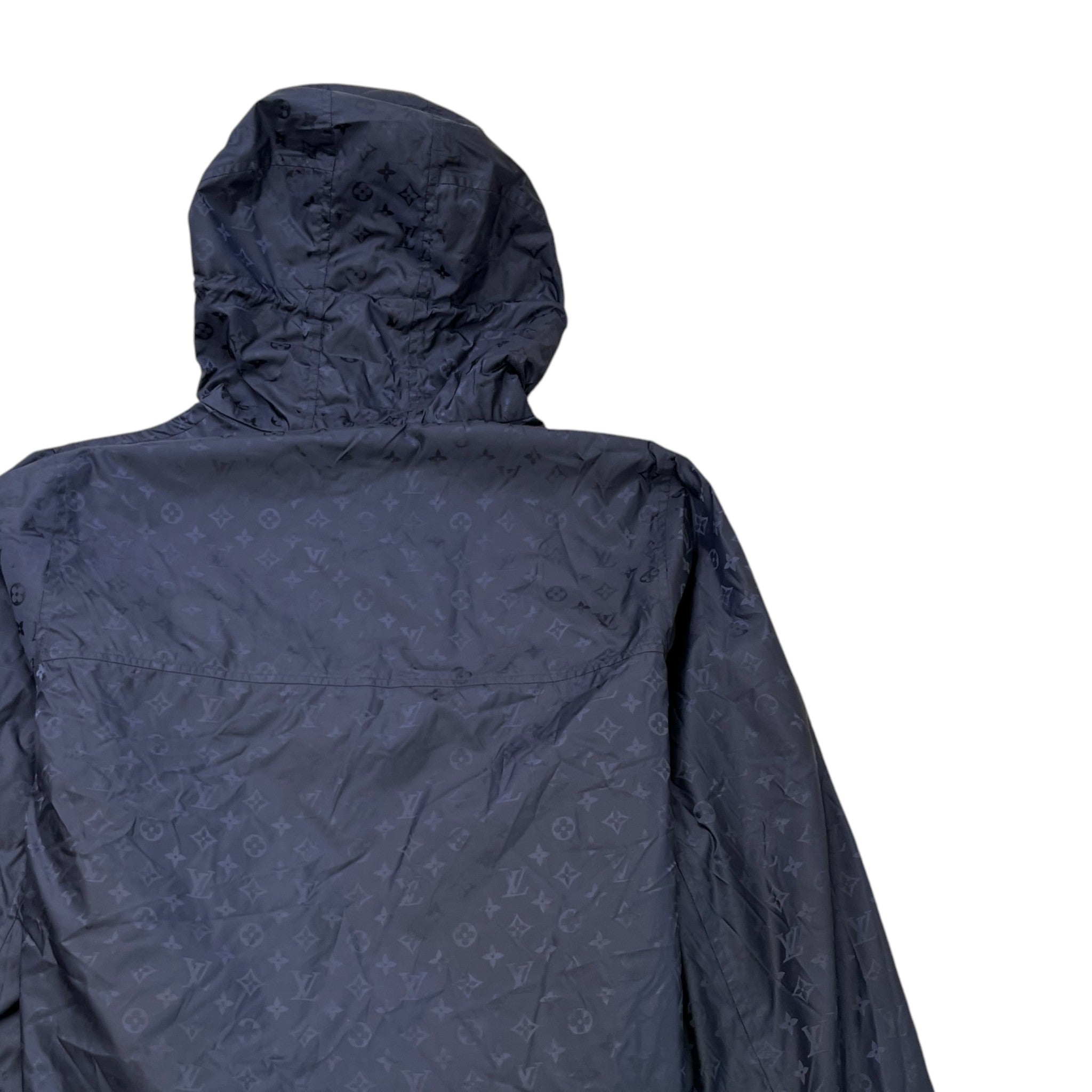 Men's Monogram Reversible Windbreaker Navy Size IT 52 / XL