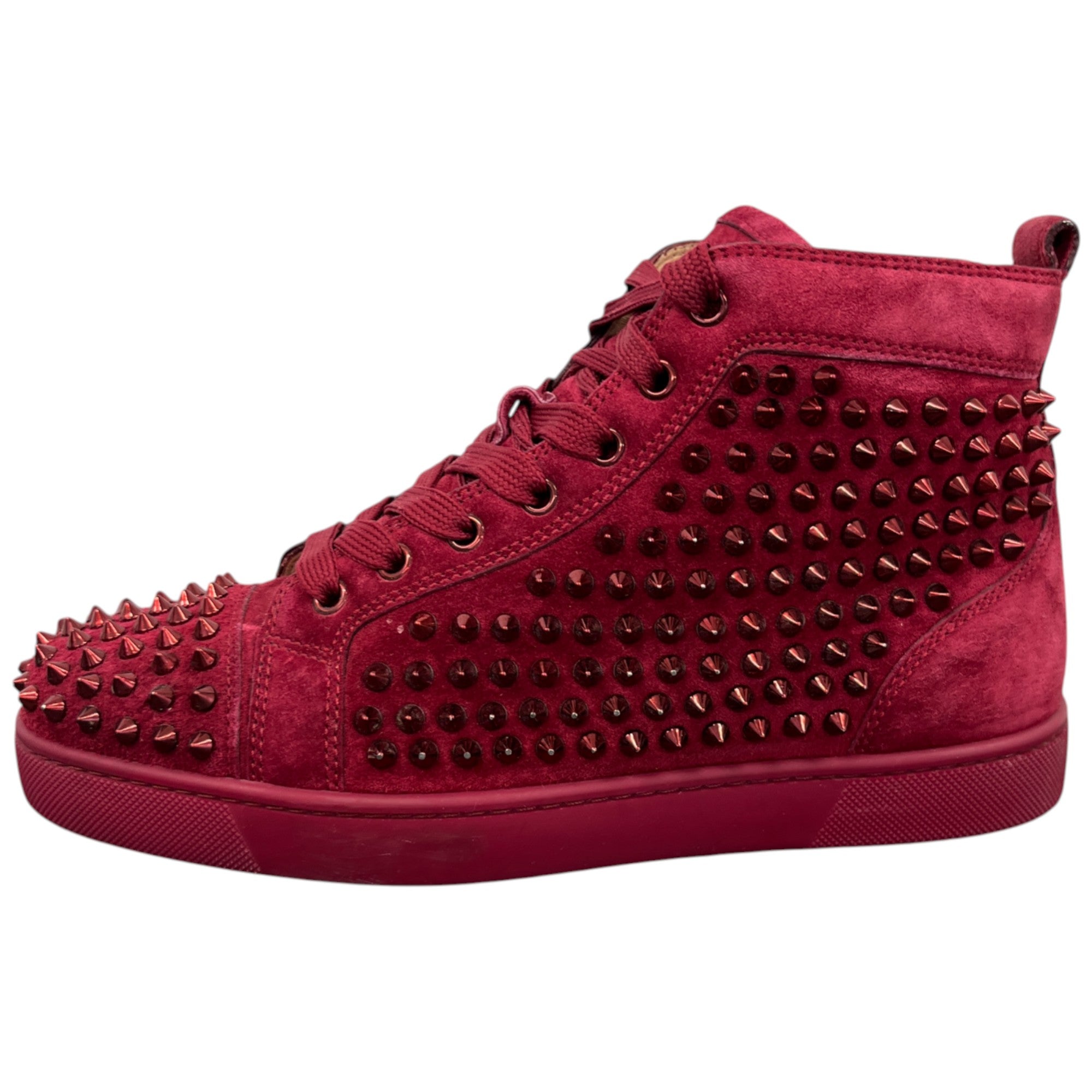 Men's Louis Spike High Trainers Red Size EU 40 / UK 6