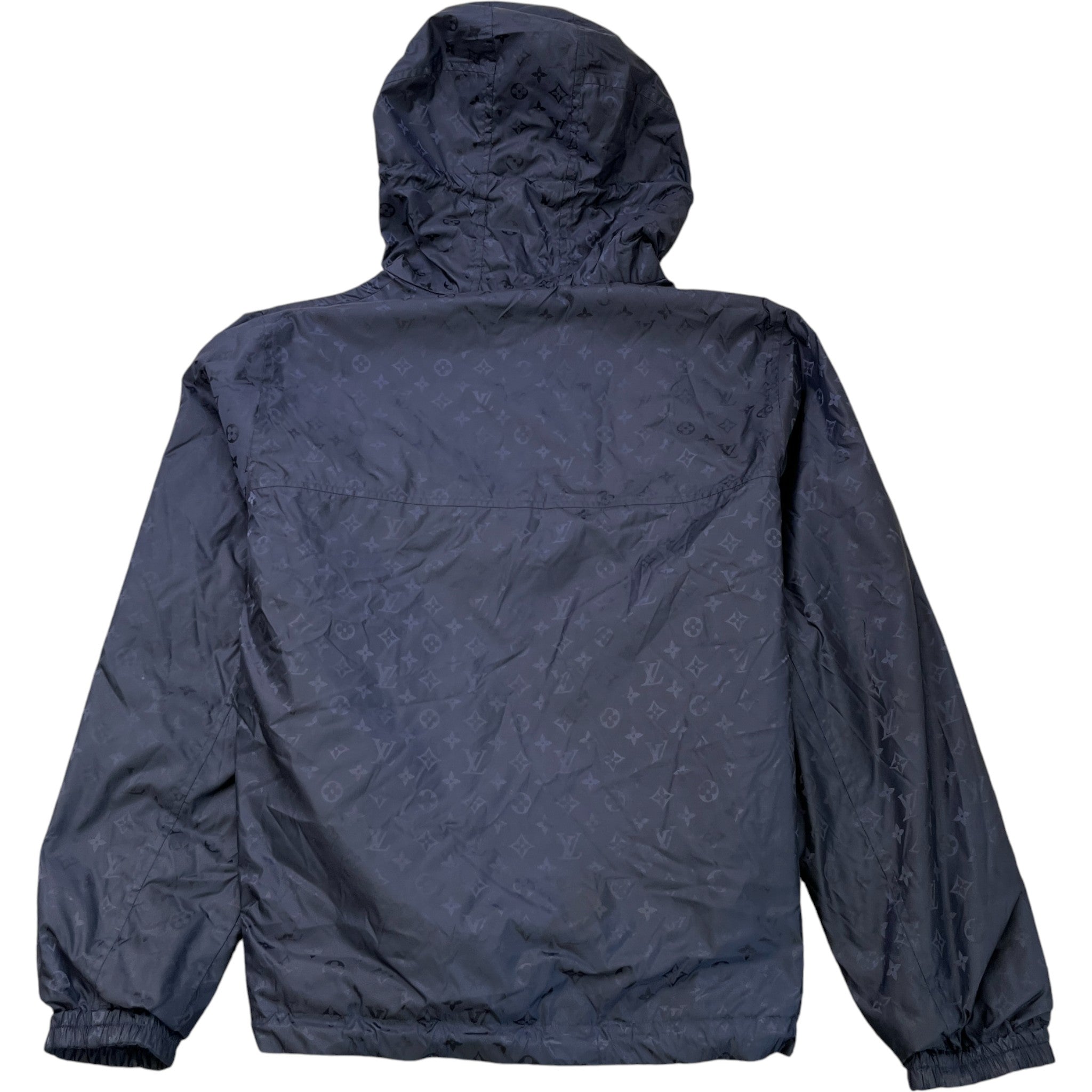Men's Monogram Reversible Windbreaker Navy Size IT 52 / XL