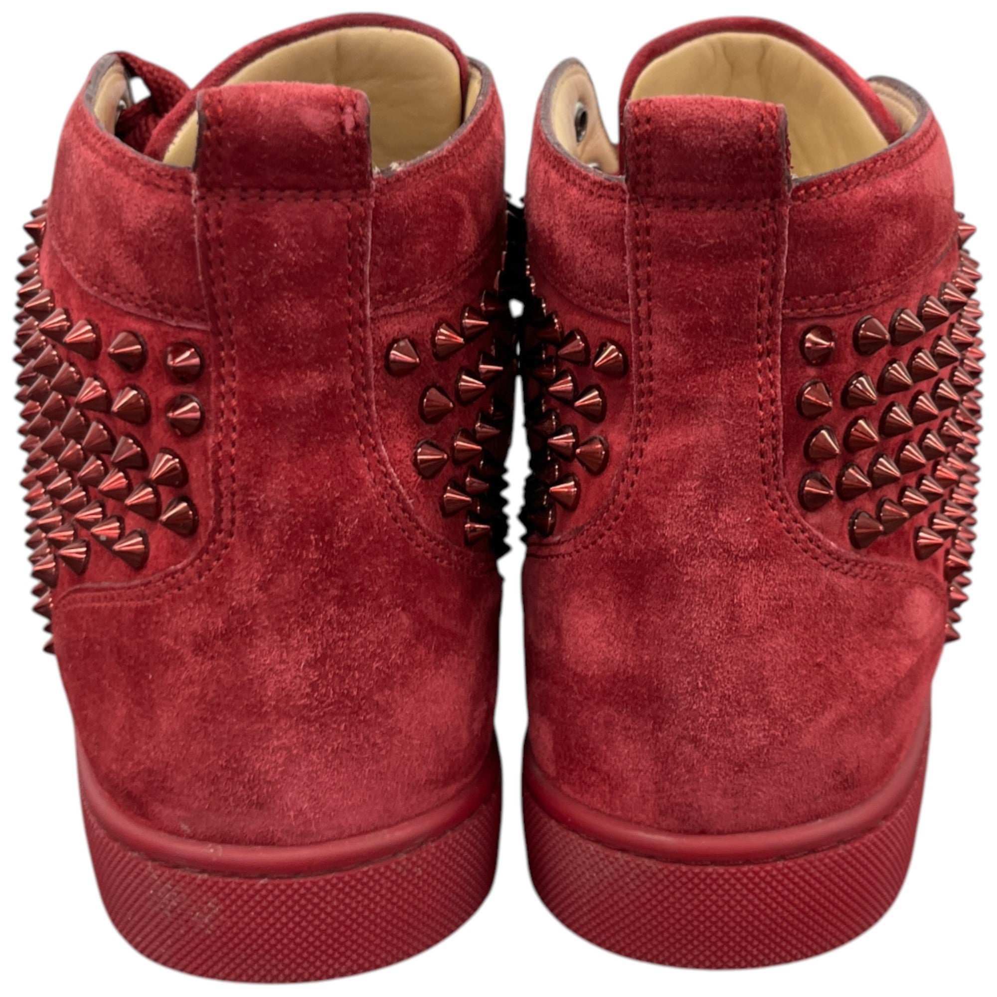 Men's Louis Spike High Trainers Red Size EU 40 / UK 6