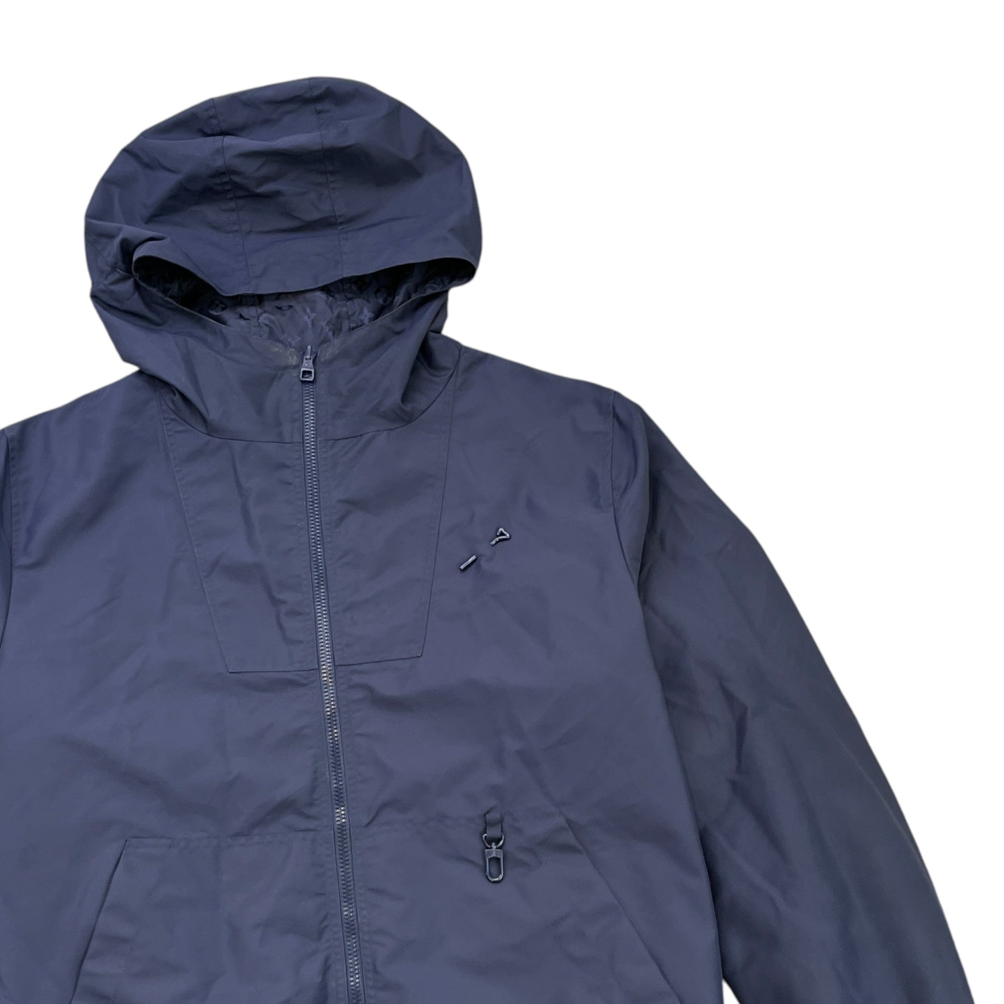 Men's Monogram Reversible Windbreaker Navy Size IT 52 / XL