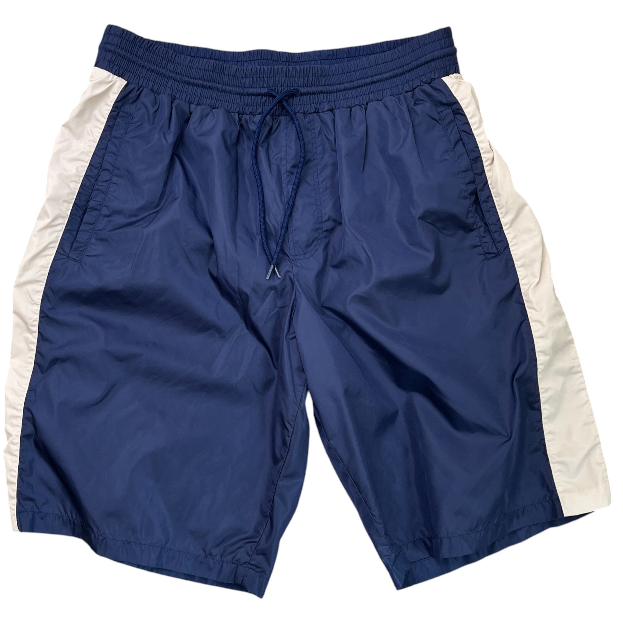 Men's Logo Print Swim Shorts Navy Size W32 / IT 48