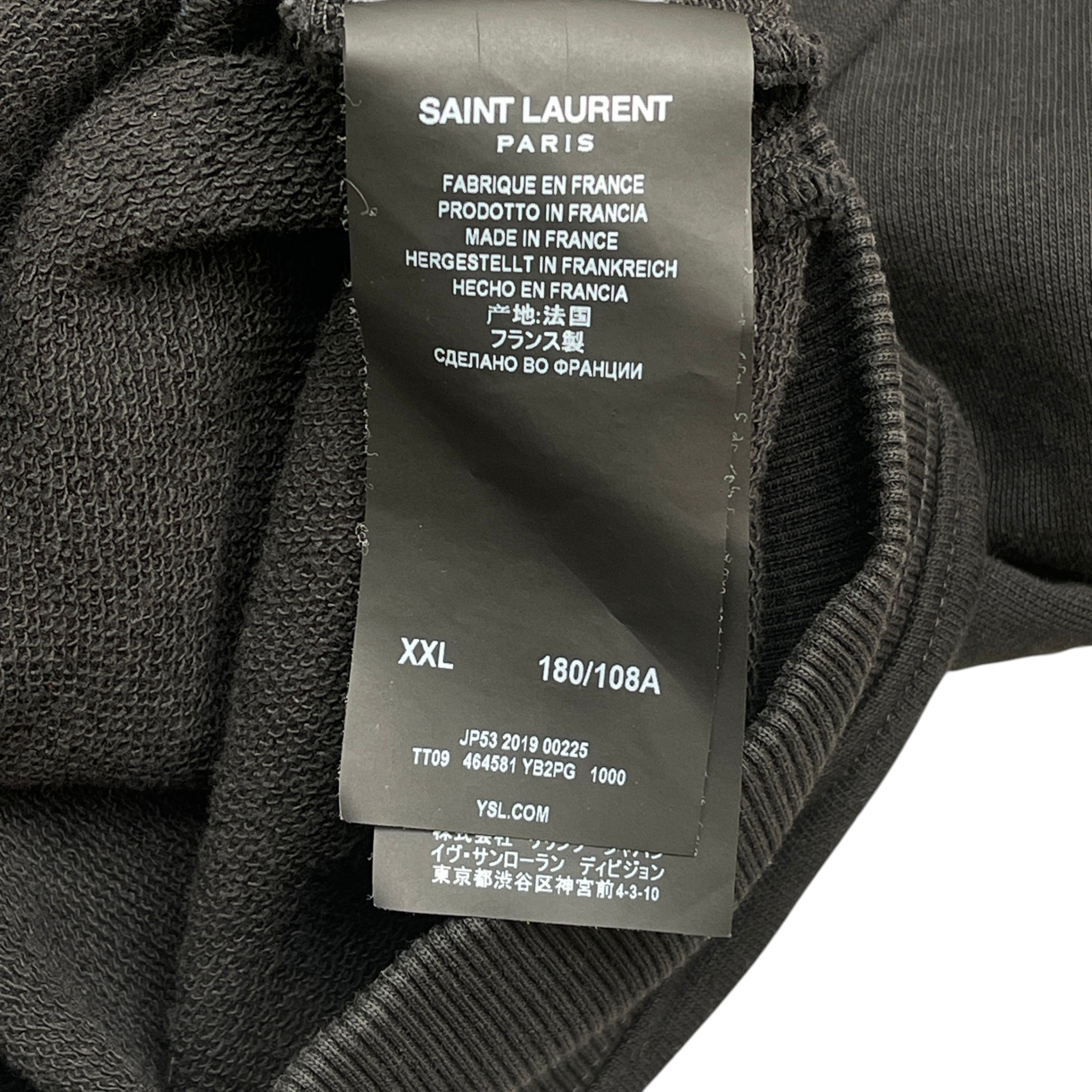 Men's Embroidered Logo Hoodie Black Size XXL