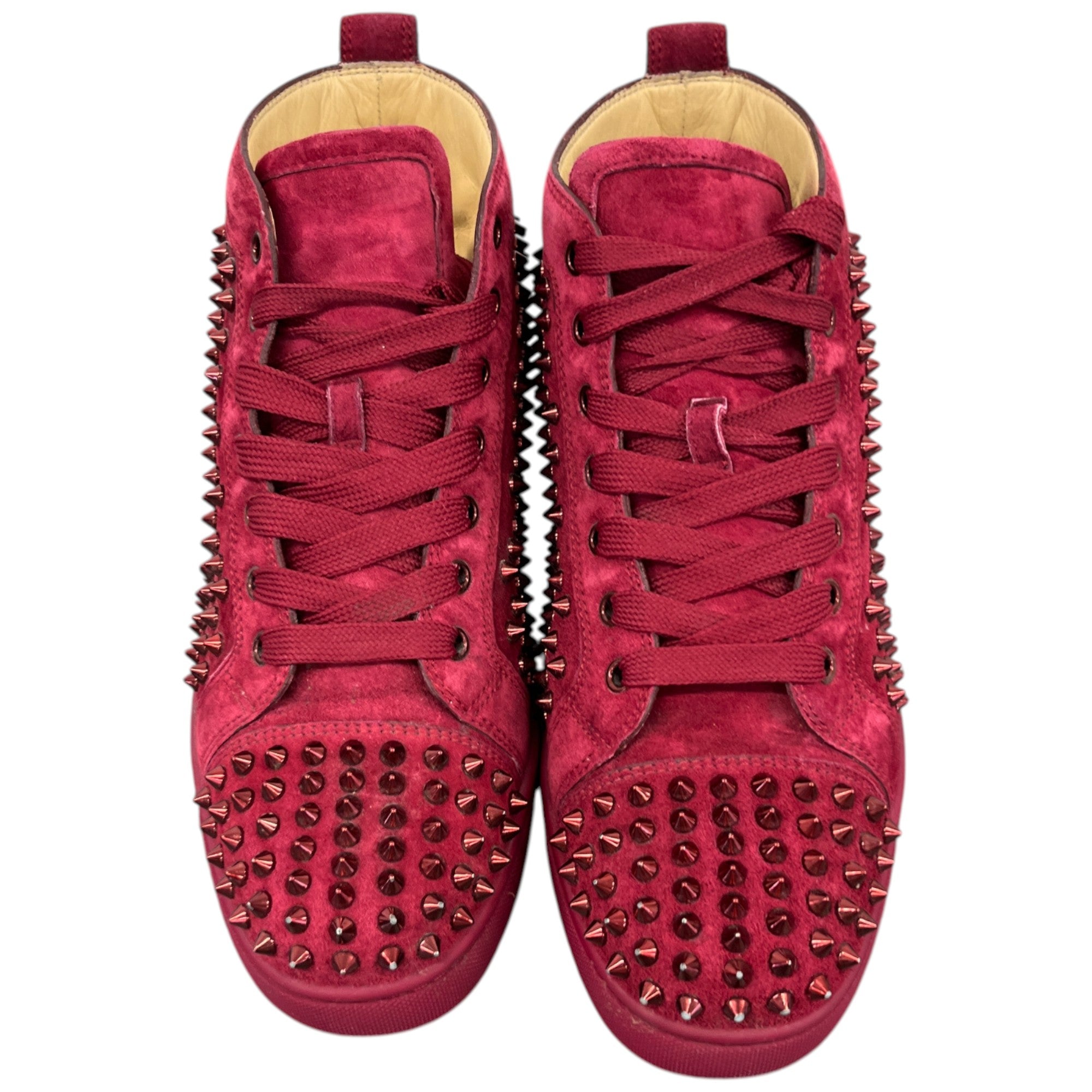Men's Louis Spike High Trainers Red Size EU 40 / UK 6
