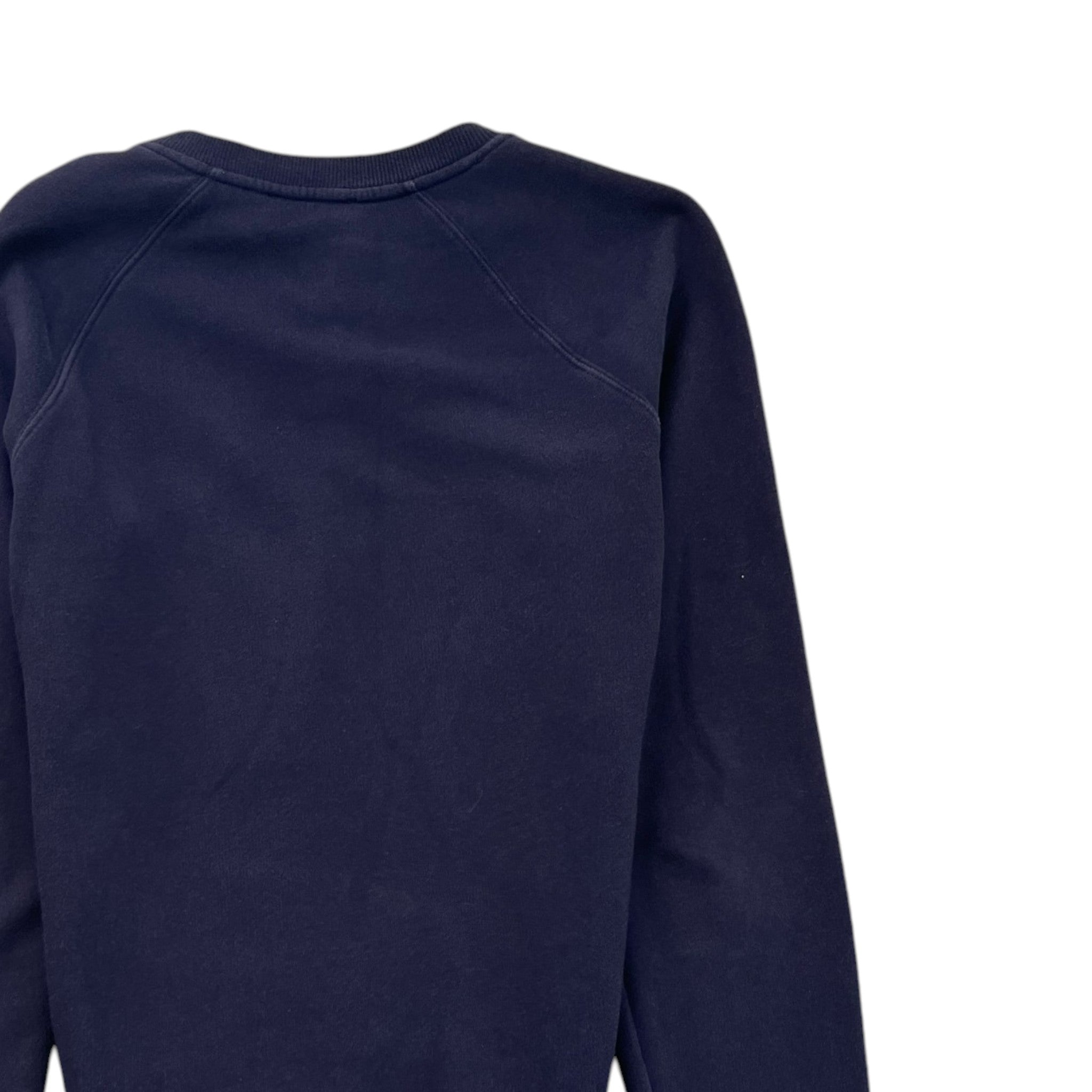 Men's Logo Print Sweatshirt Navy Size XS