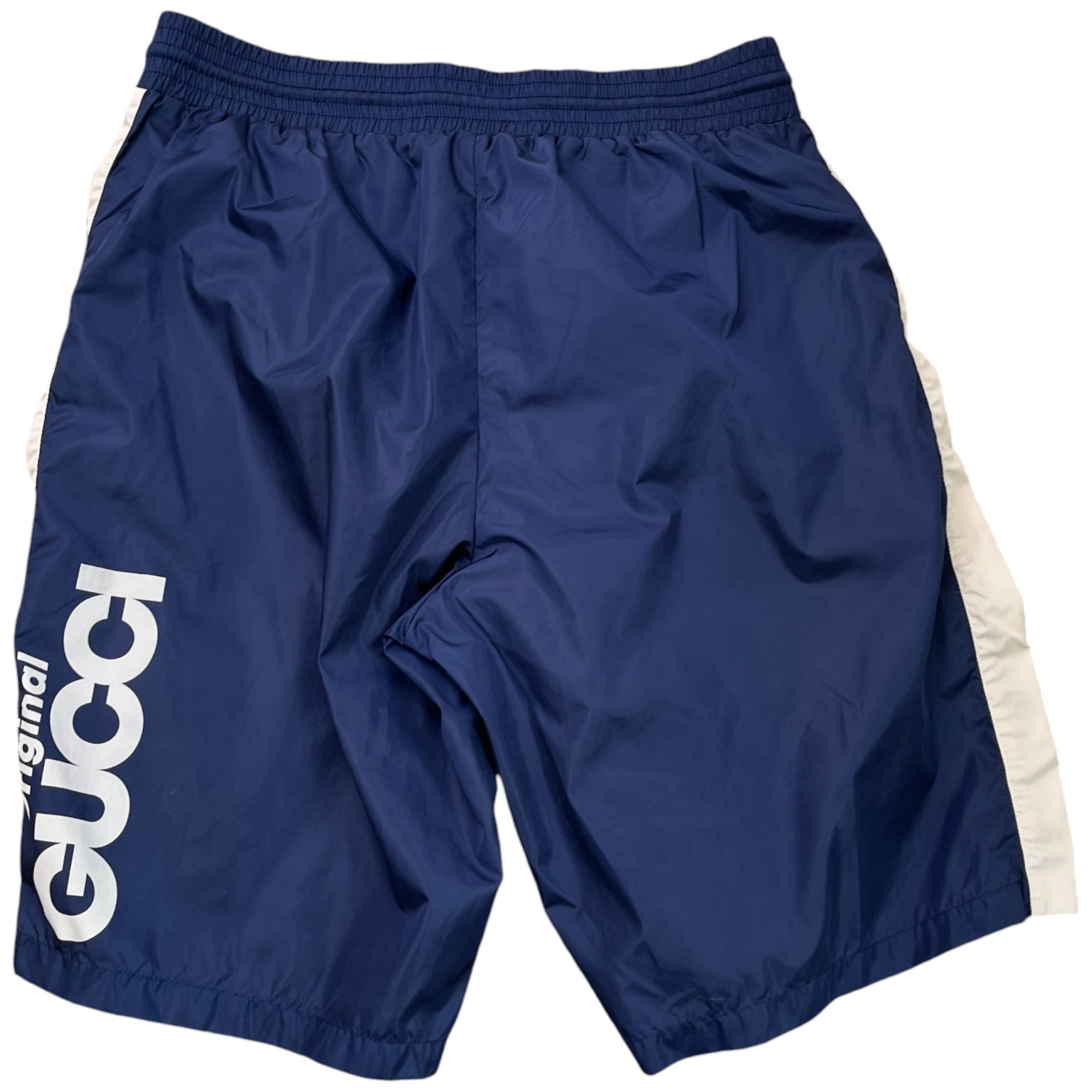 Men's Logo Print Swim Shorts Navy Size W32 / IT 48