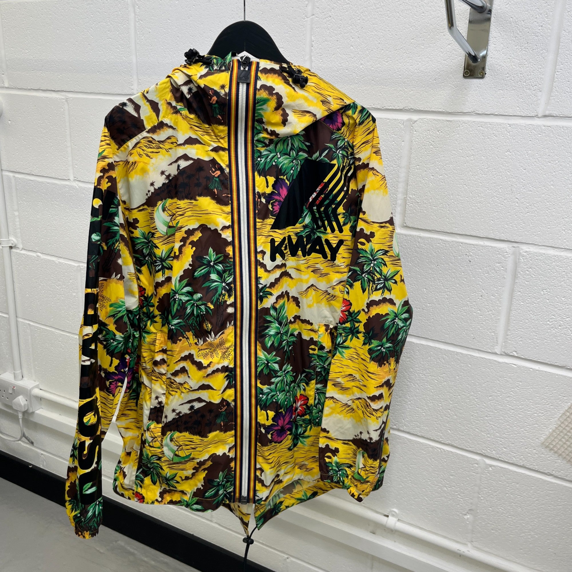 Men's X K-Way Jacket Yellow Size M