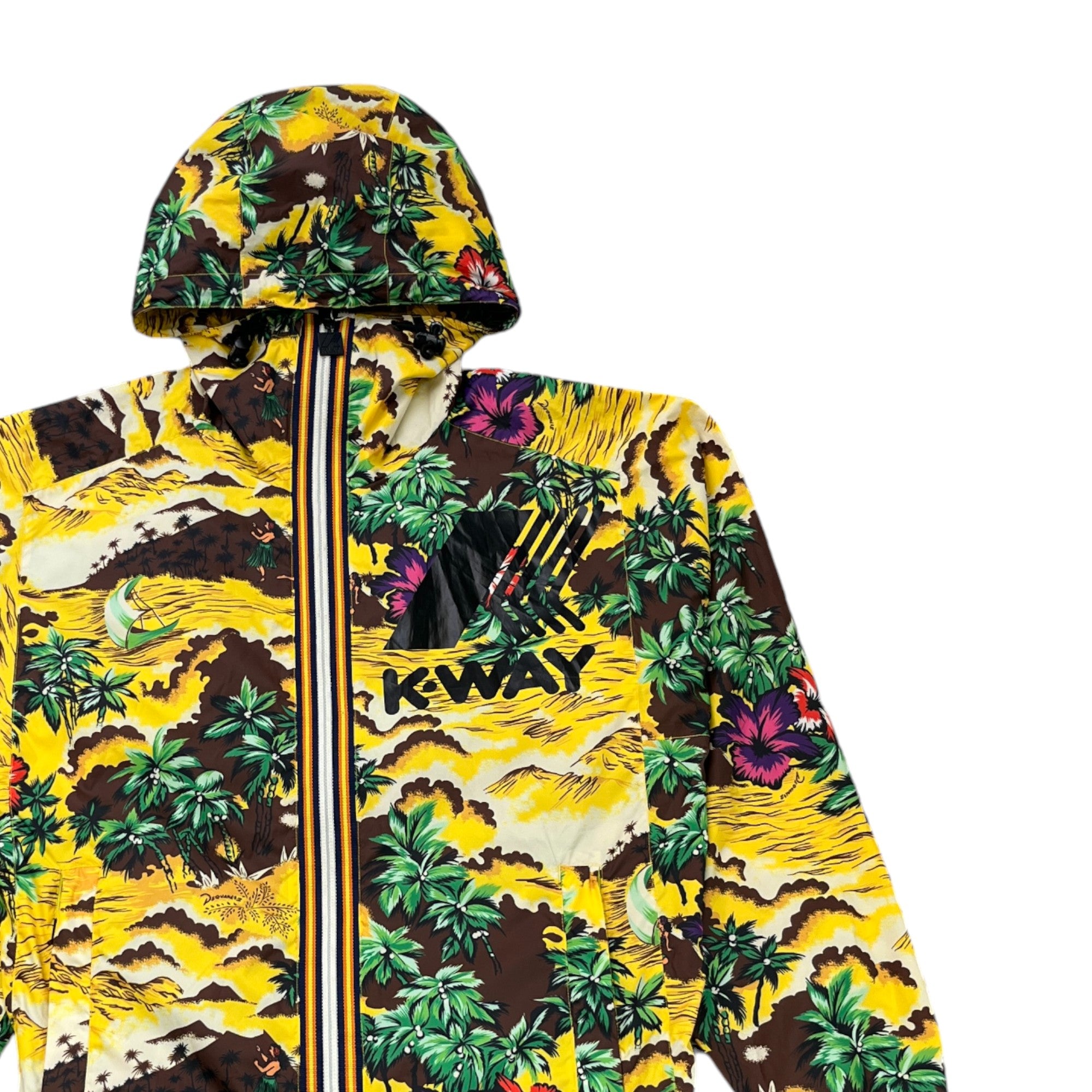 Men's X K-Way Jacket Yellow Size M