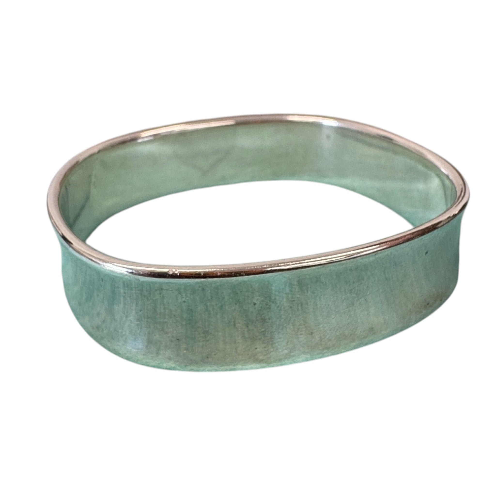 Women's 1837 Square Cushion Bangle Bracelet Silver