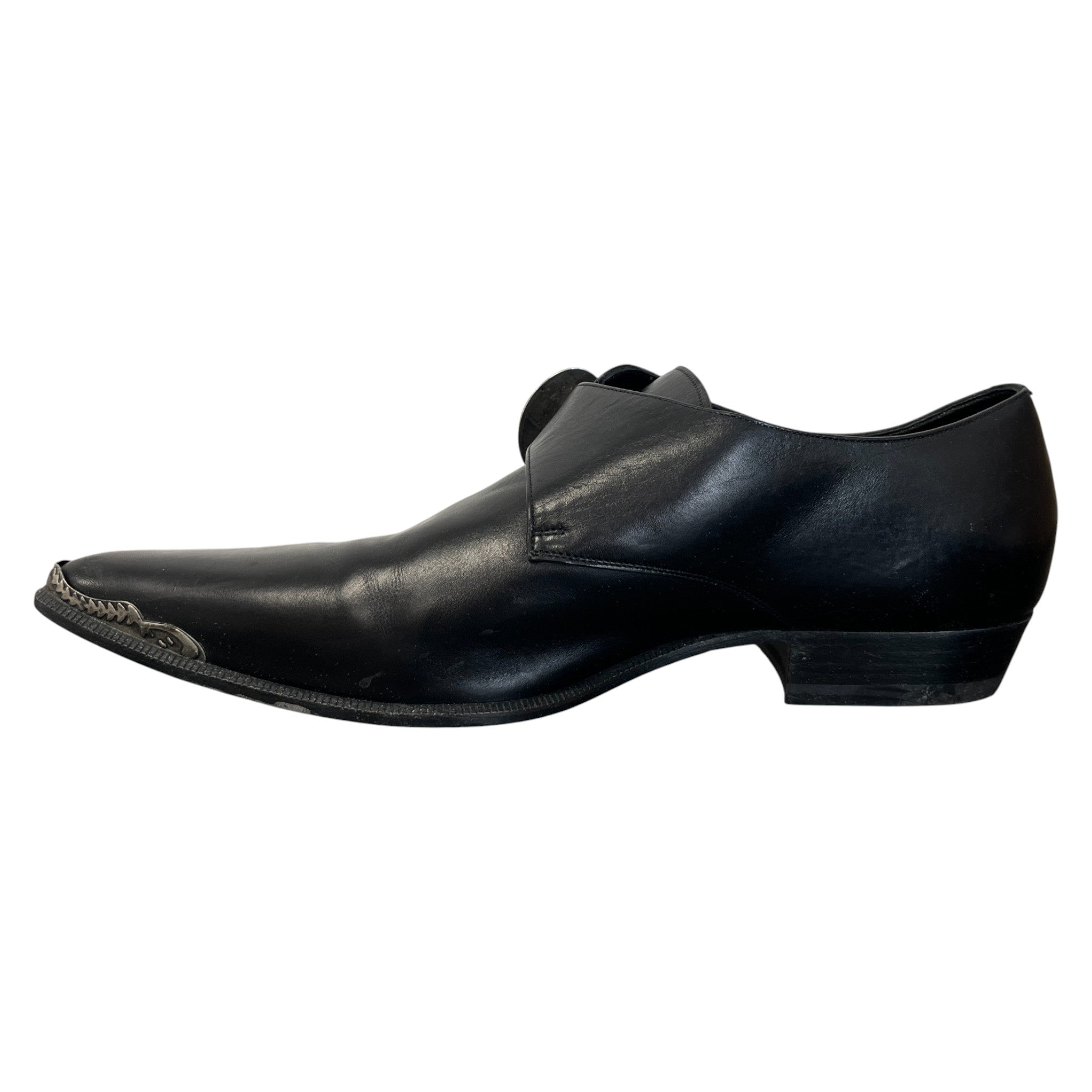 Men's Ss14 Duckie Monk Strap Loafers Black Size EU 43.5 / UK 9.5