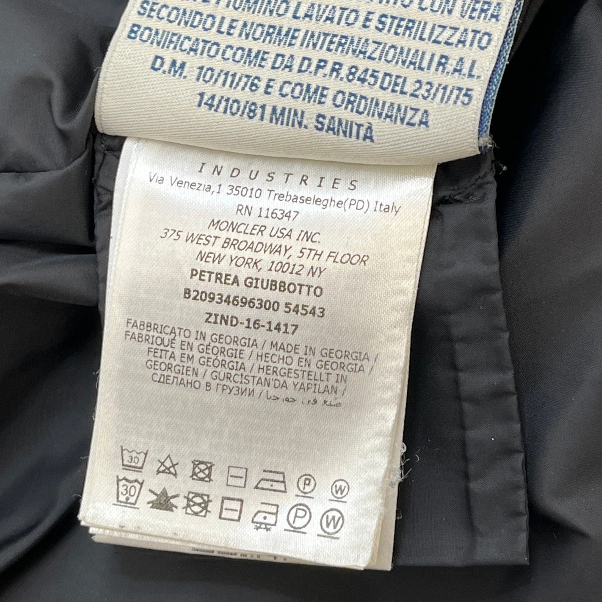 Women's Petrea Down Jacket Black Size 3 / UK 14