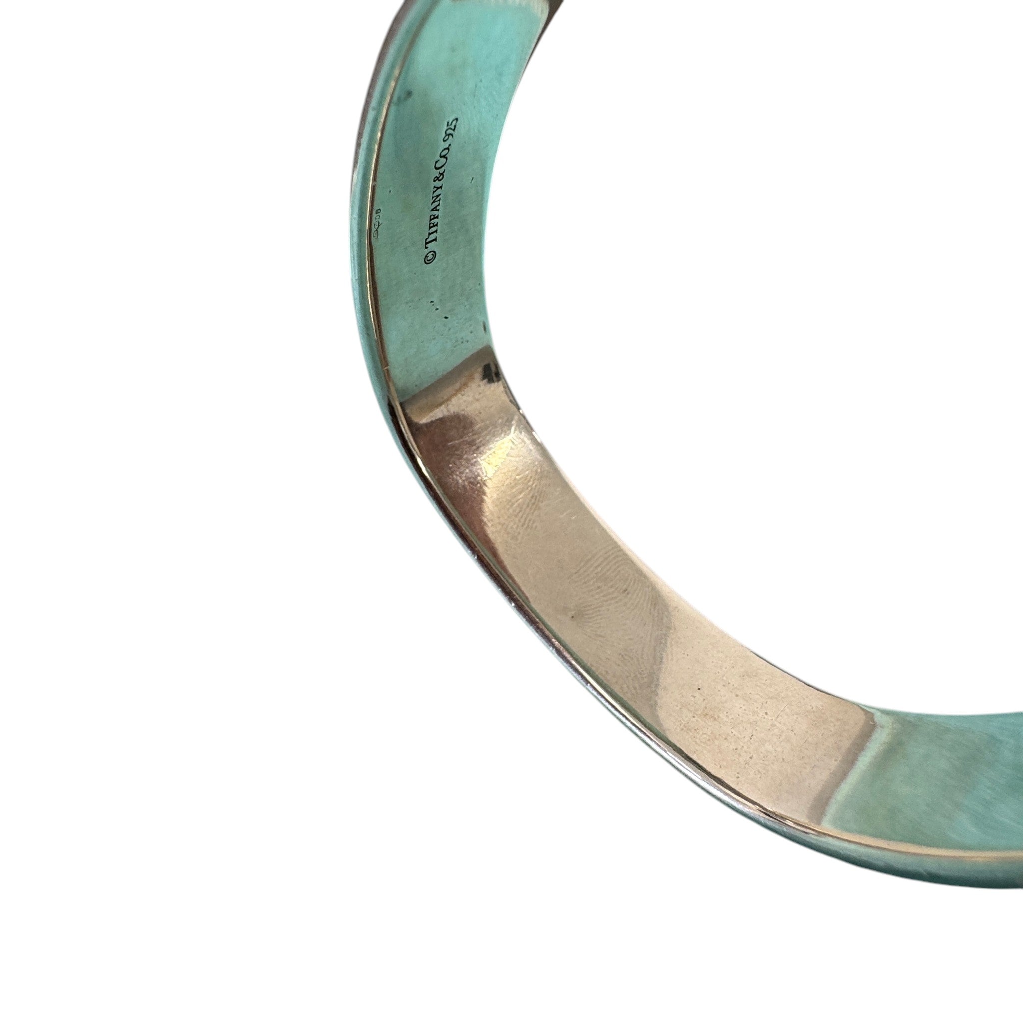 Women's 1837 Square Cushion Bangle Bracelet Silver