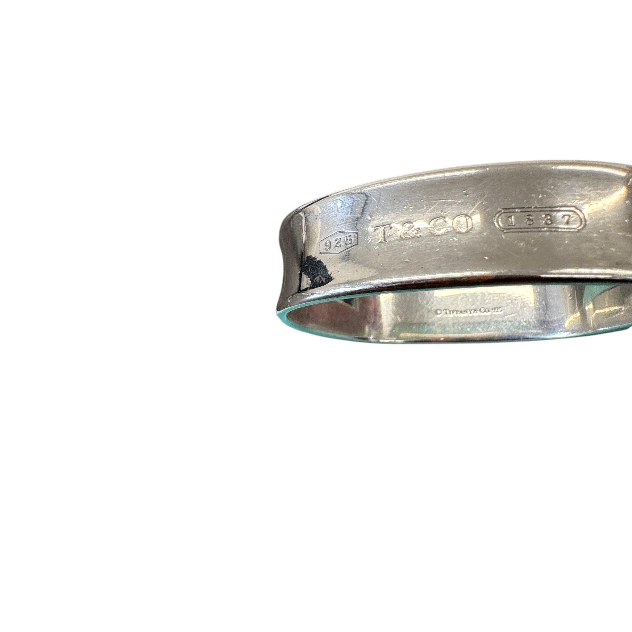 Women's 1837 Square Cushion Bangle Bracelet Silver