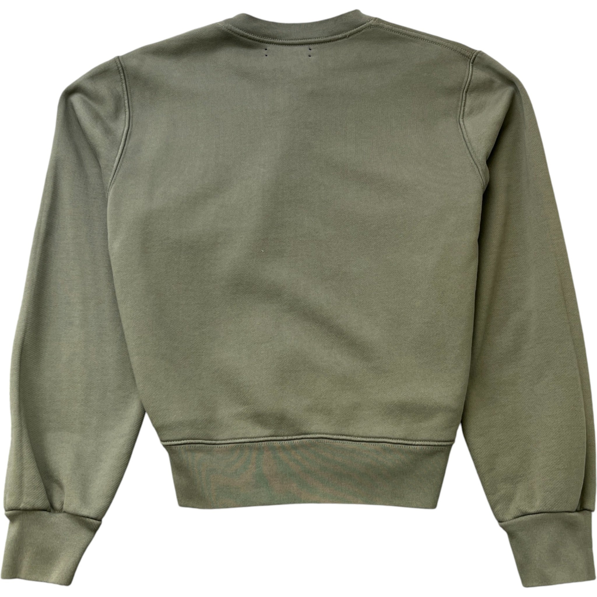 Men's Logo Print Jumper Khaki Size M