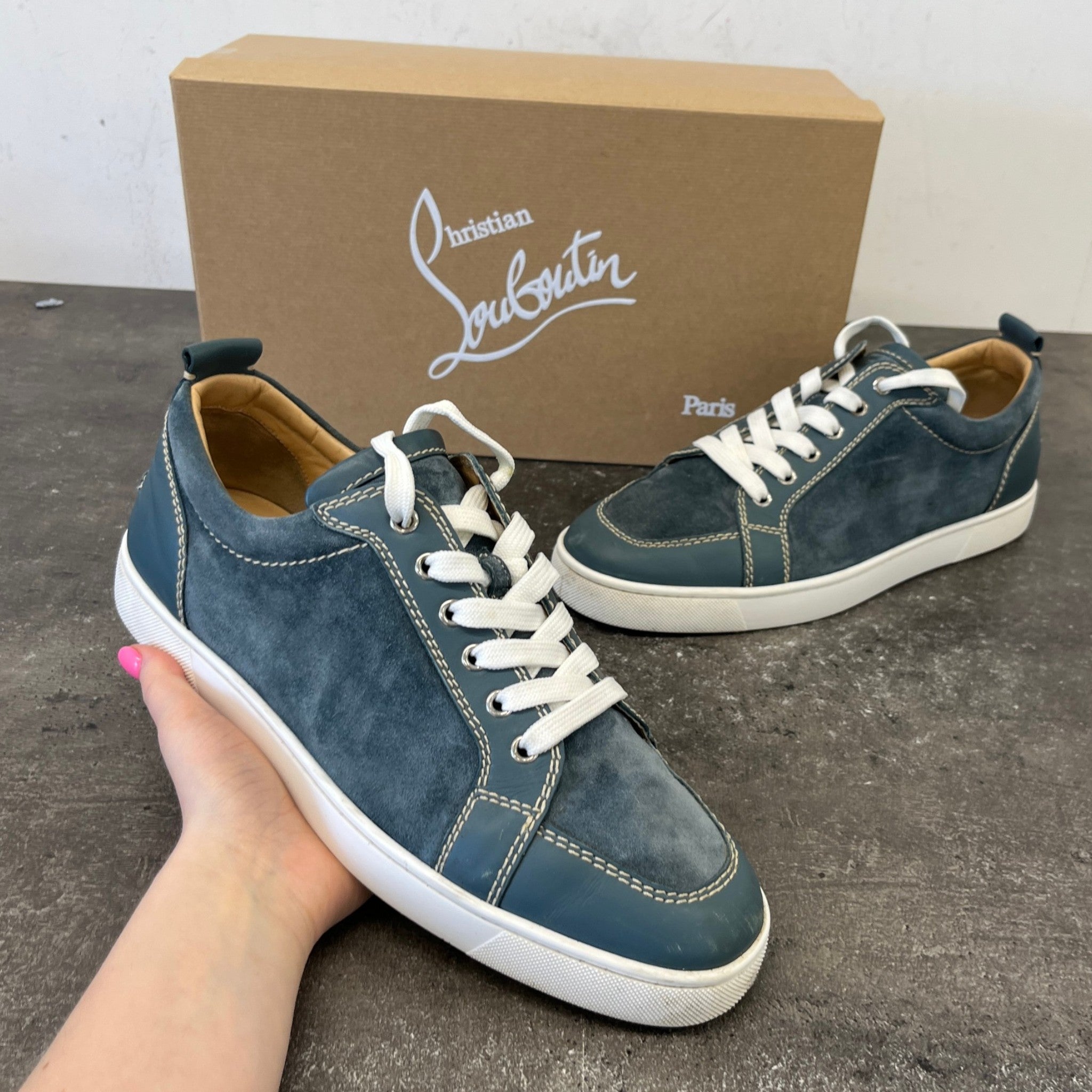 Men's Rantulow Low Trainers Blue Size EU 44 / UK 10