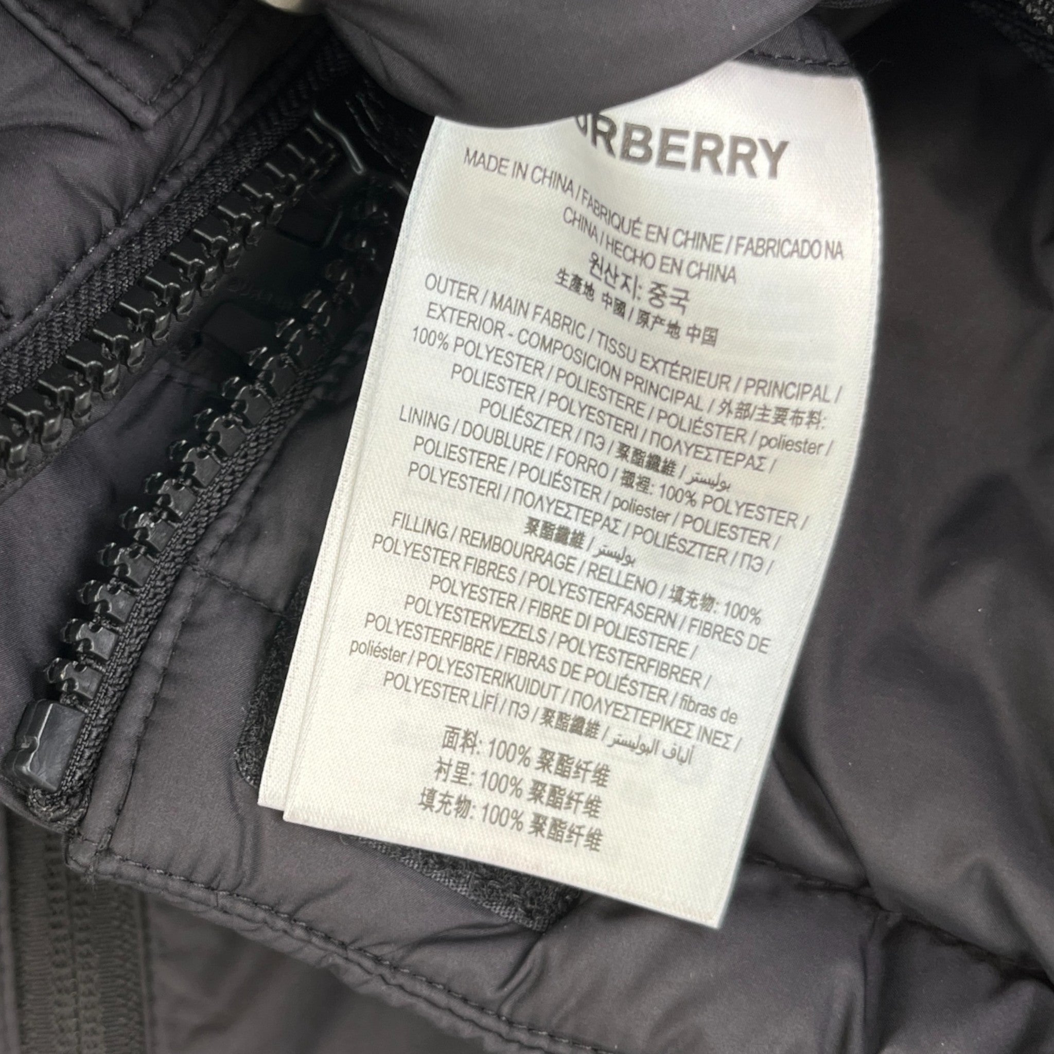 Men's Horseferry Down Jacket Black Size S