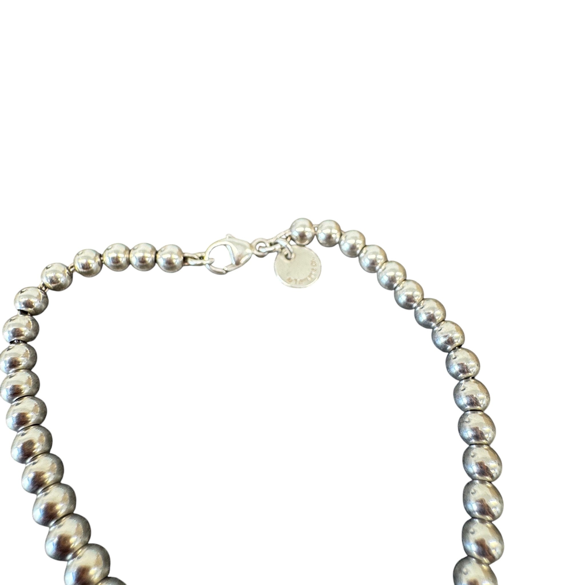 Women's Bead Bow Bracelet Silver