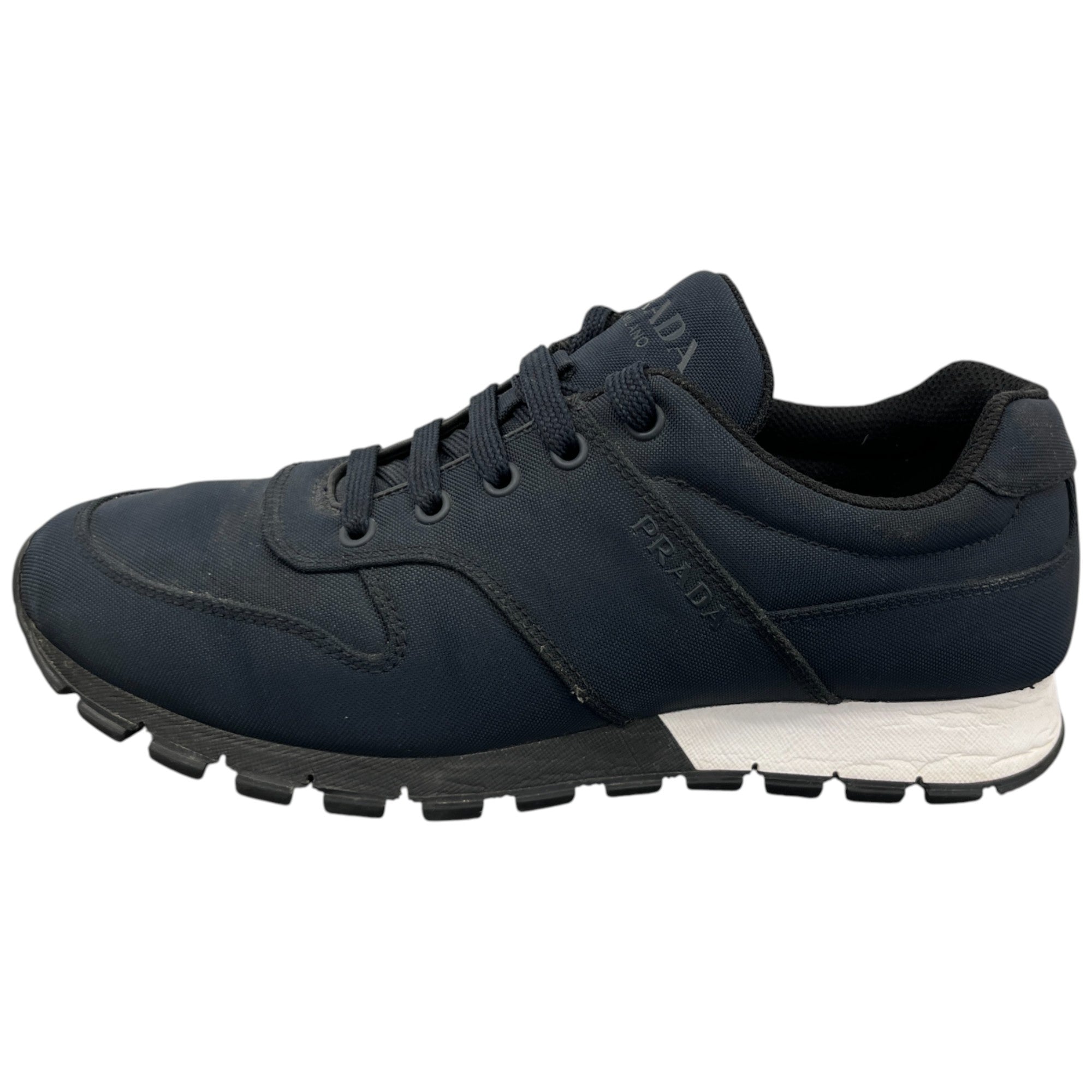 Men's Logo Low Trainers Navy Size EU 40 / UK 6