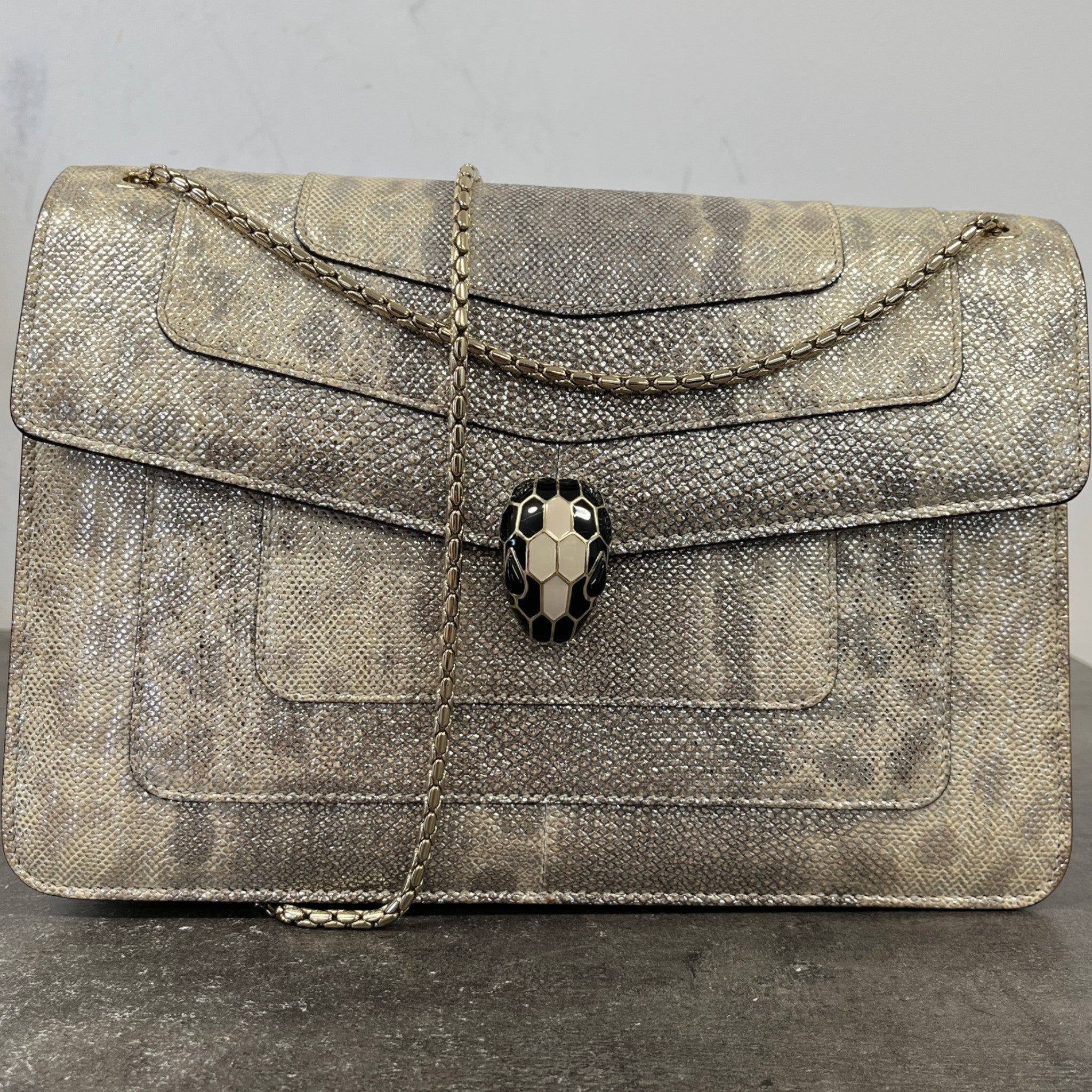 Women's Karung Serpenti Forever Bag Gold