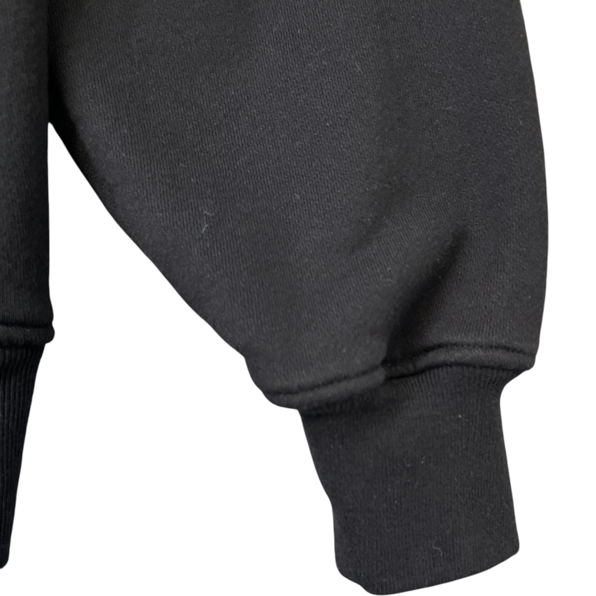 Men's Crane Logo Print Jumper Black Size S