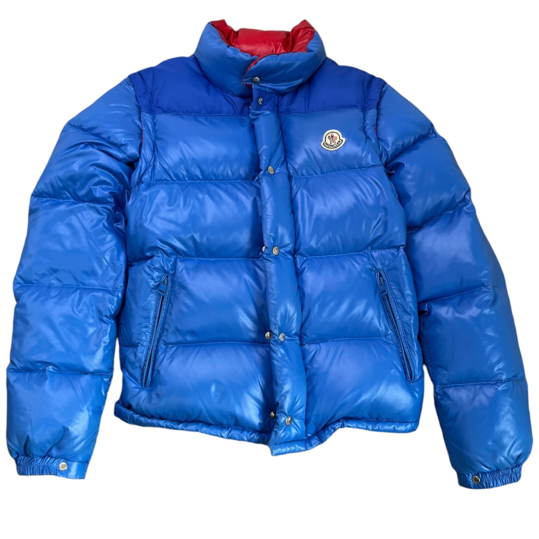 Men's Anderson Removable Sleeves Down Jacket Blue Size 0/XS