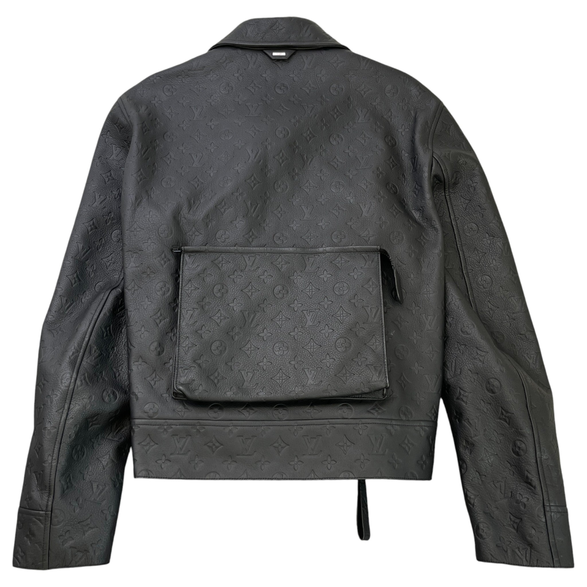 Men's Monogram Embossed Utility Jacket Black Size IT 48 / M