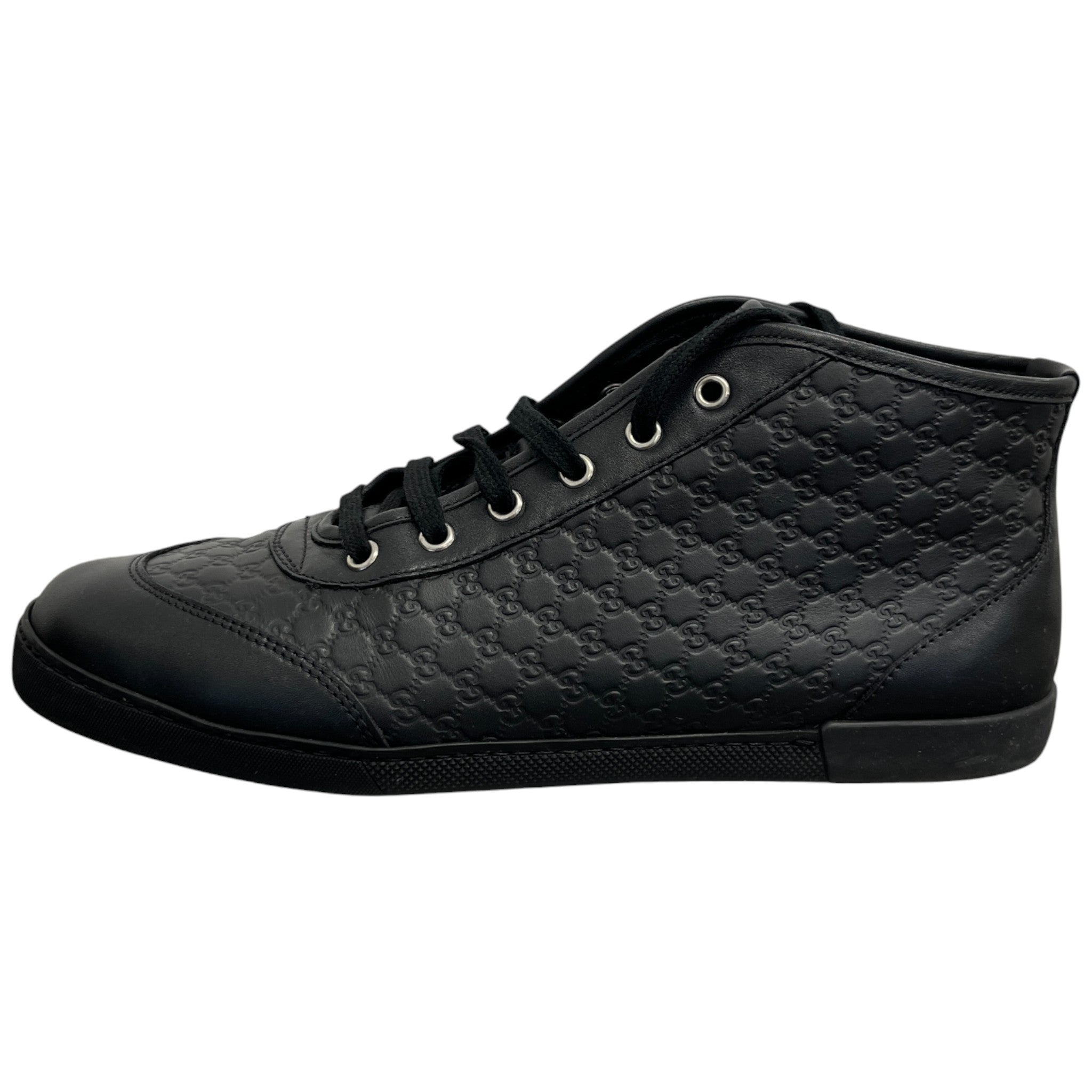 Men's Microguccissima High Trainers Black Size EU 41 / UK 7