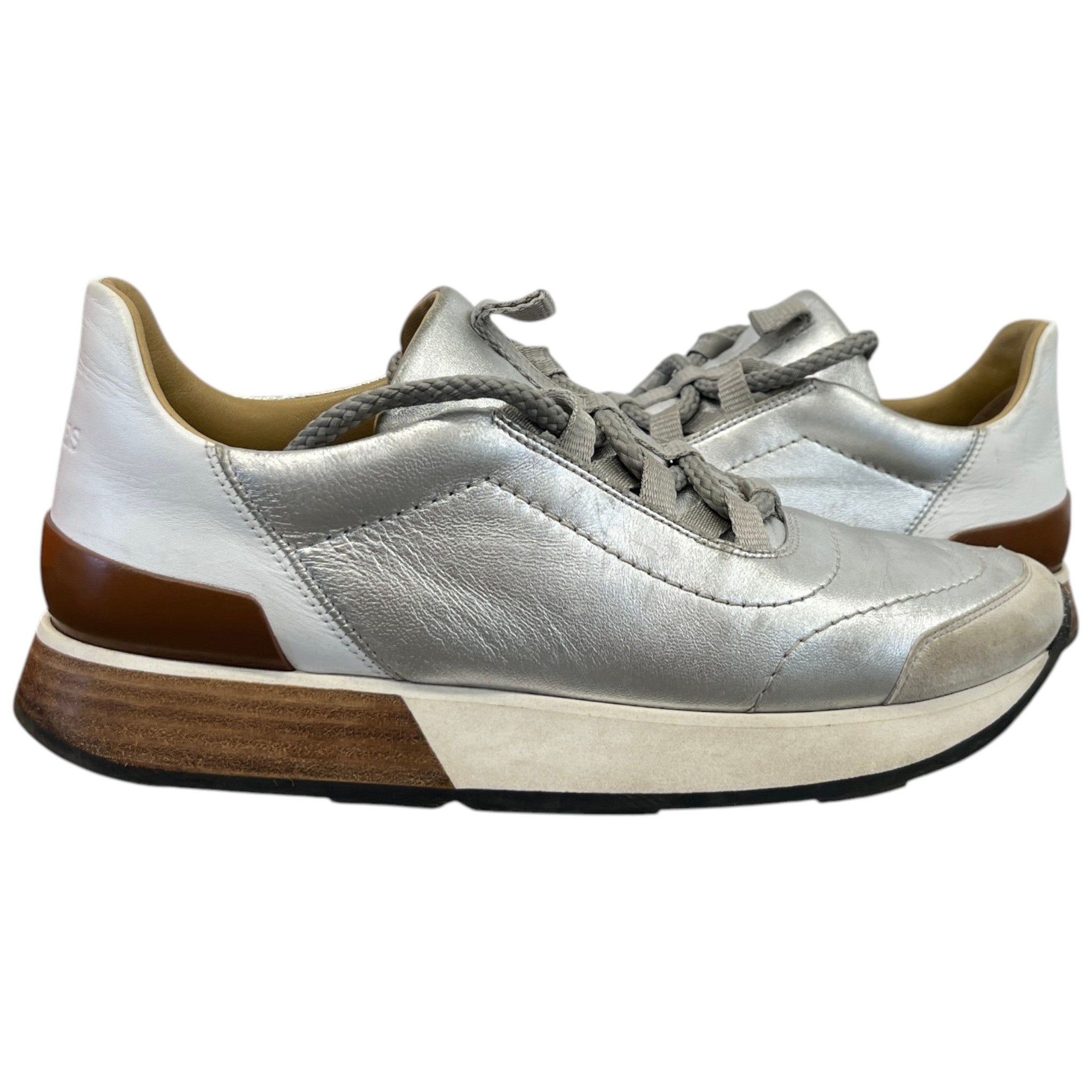 Women's Miles Low Trainers Silver Size EU 36 / UK 3
