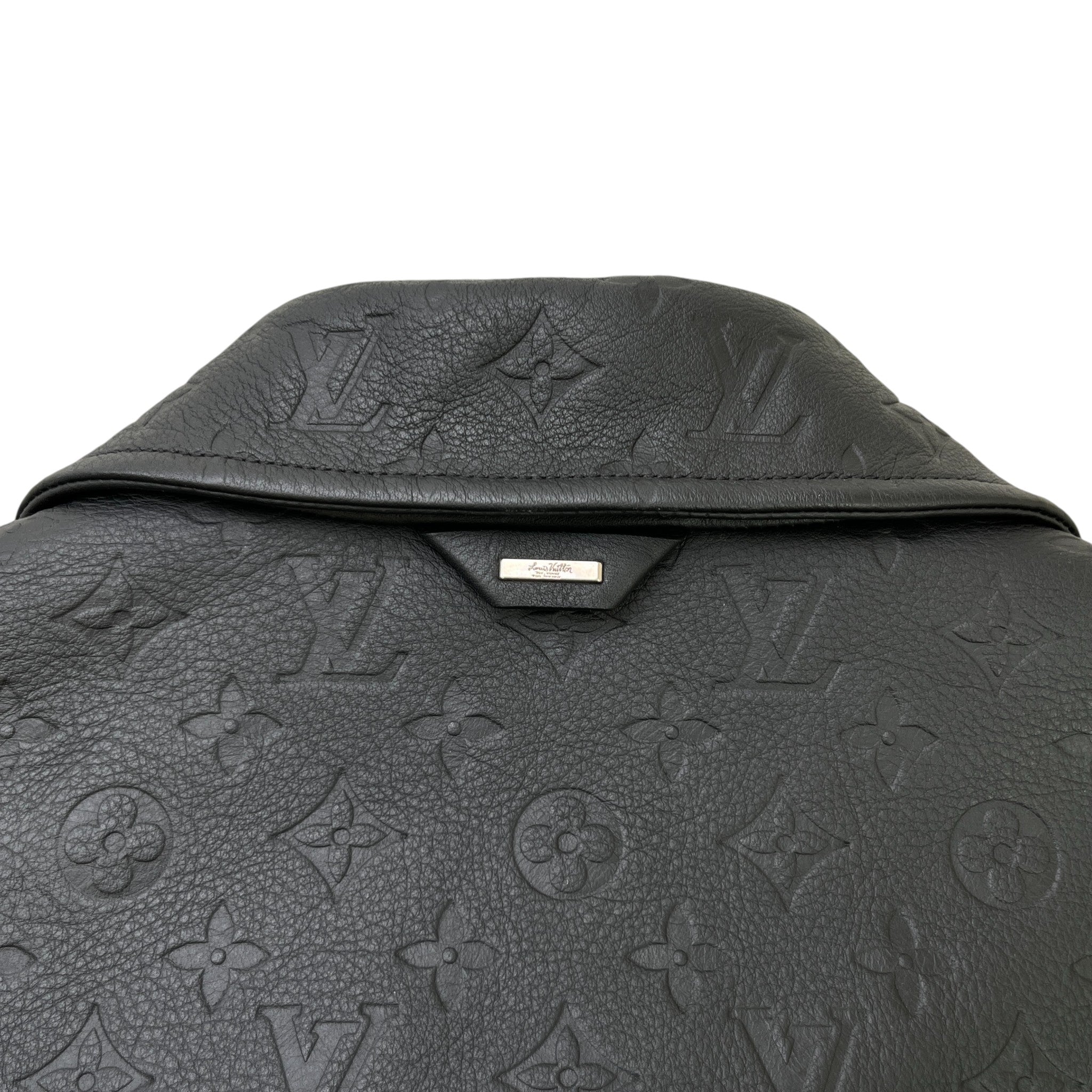 Men's Monogram Embossed Utility Jacket Black Size IT 48 / M