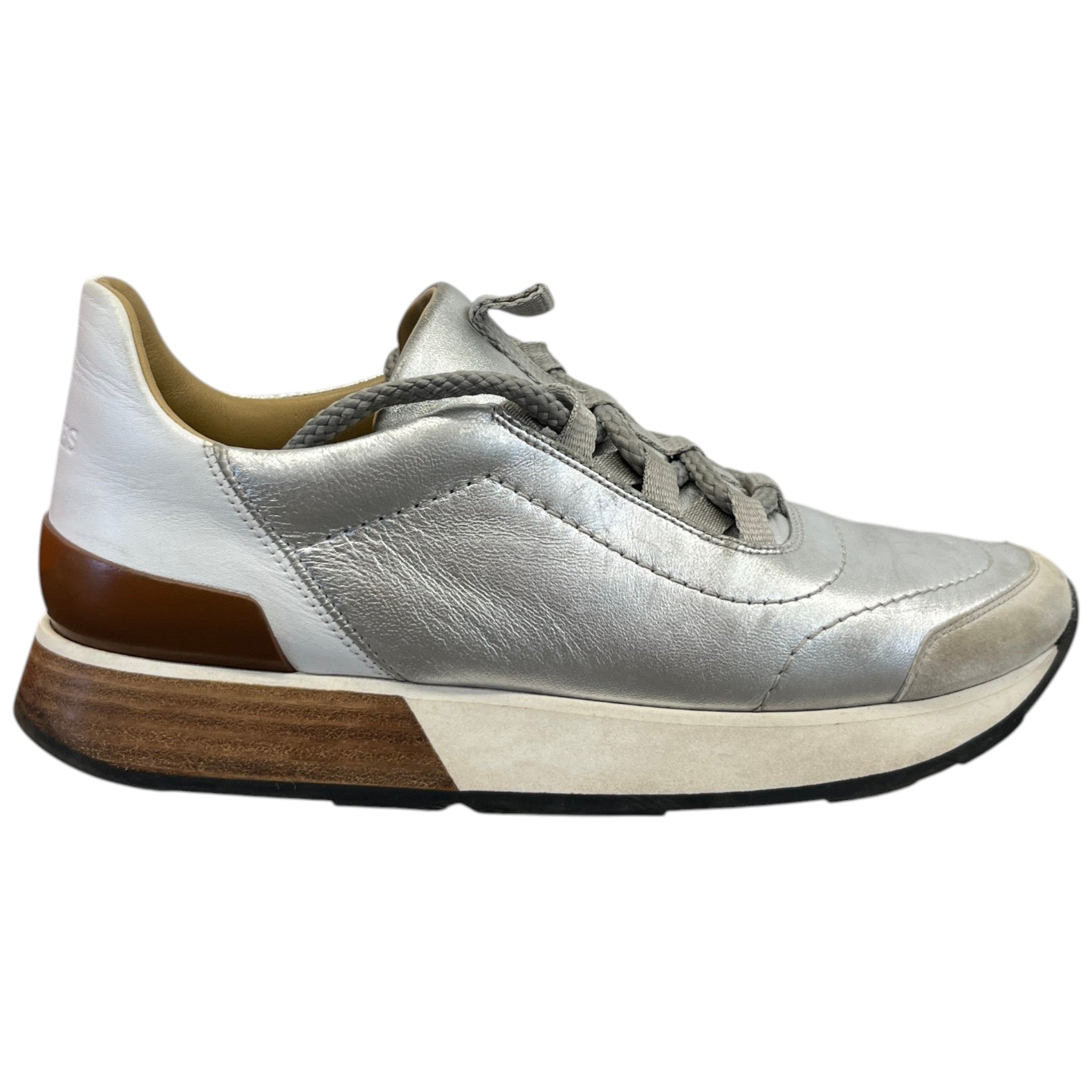Women's Miles Low Trainers Silver Size EU 36 / UK 3