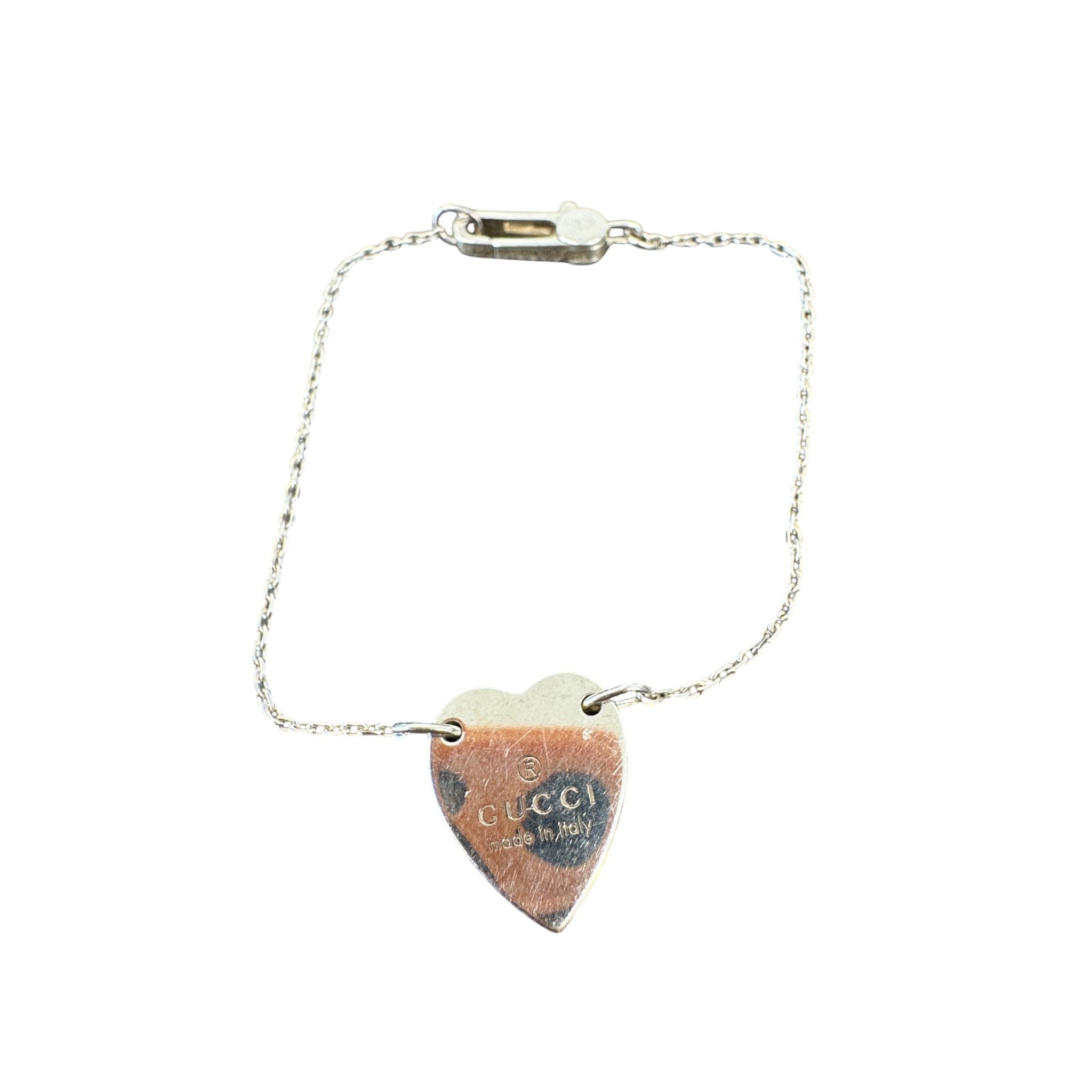 Women's Trademark Heart Bracelet Silver