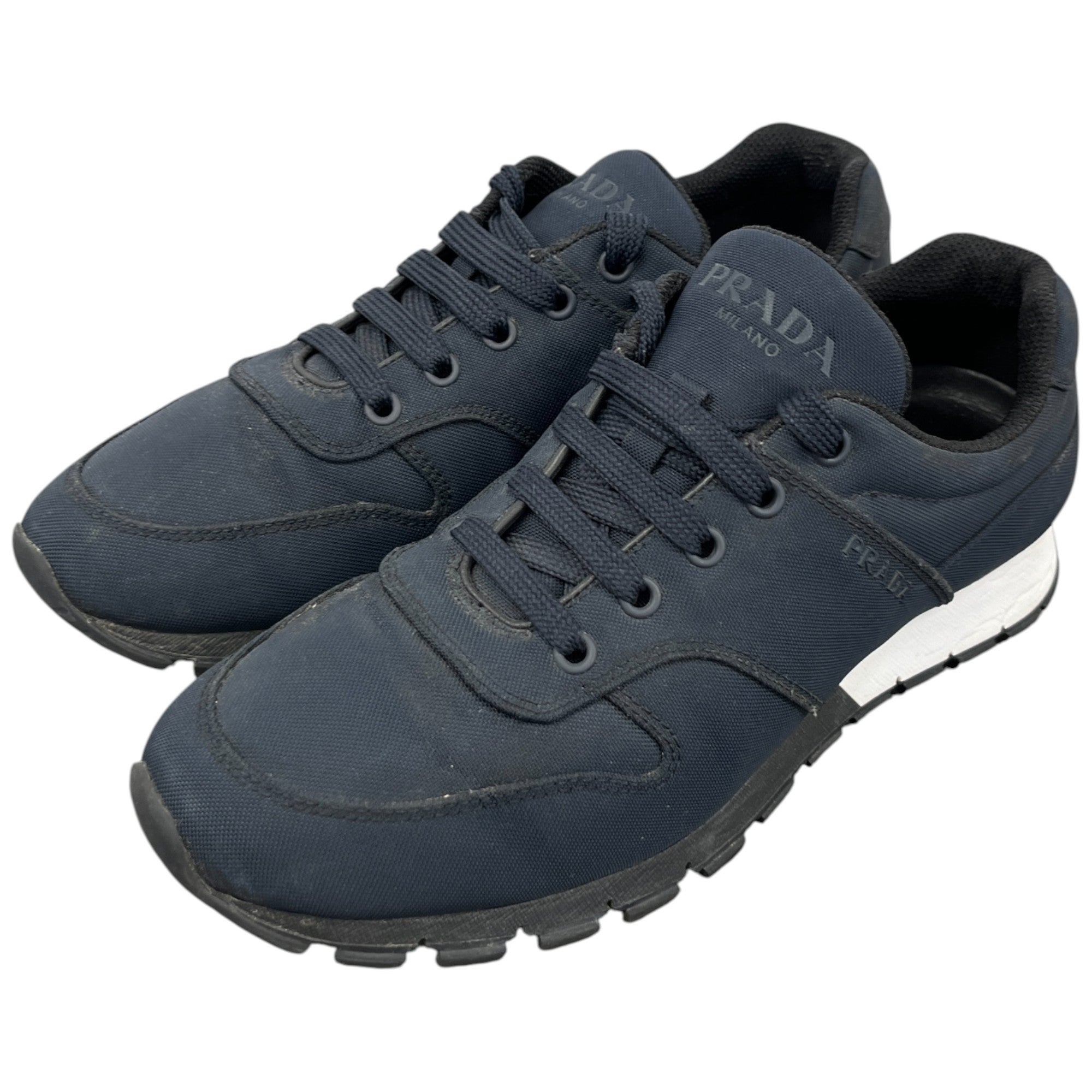 Men's Logo Low Trainers Navy Size EU 40 / UK 6