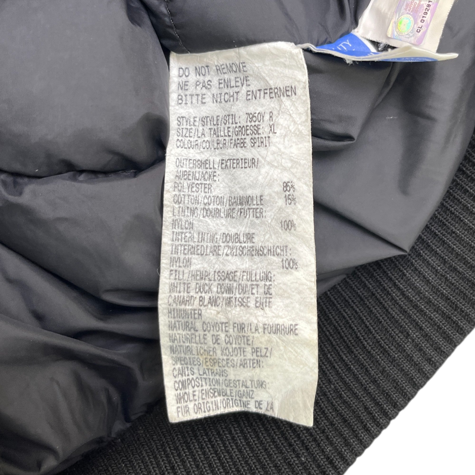 Men's Chilliwack Kids Down Jacket Navy Size Age 14-16