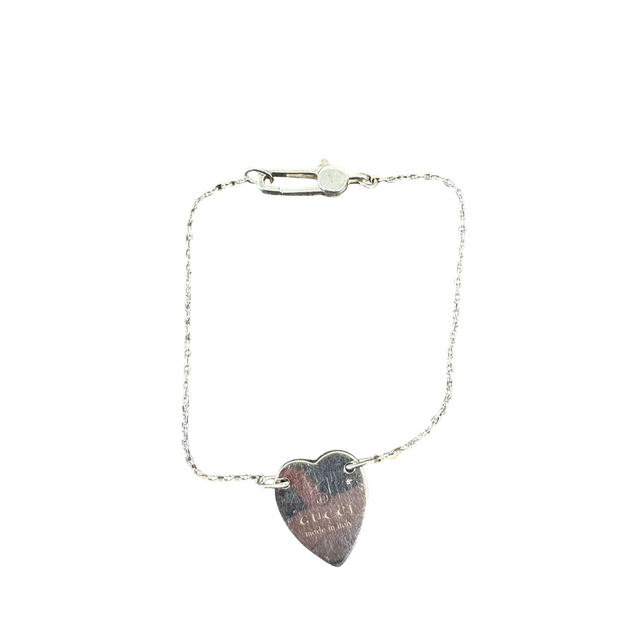 Women's Trademark Heart Bracelet Silver