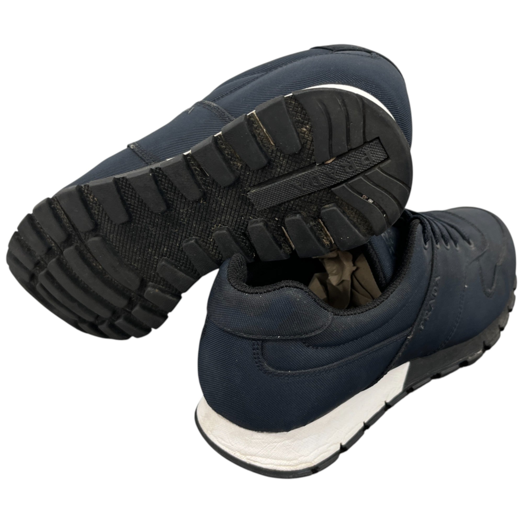 Men's Logo Low Trainers Navy Size EU 40 / UK 6
