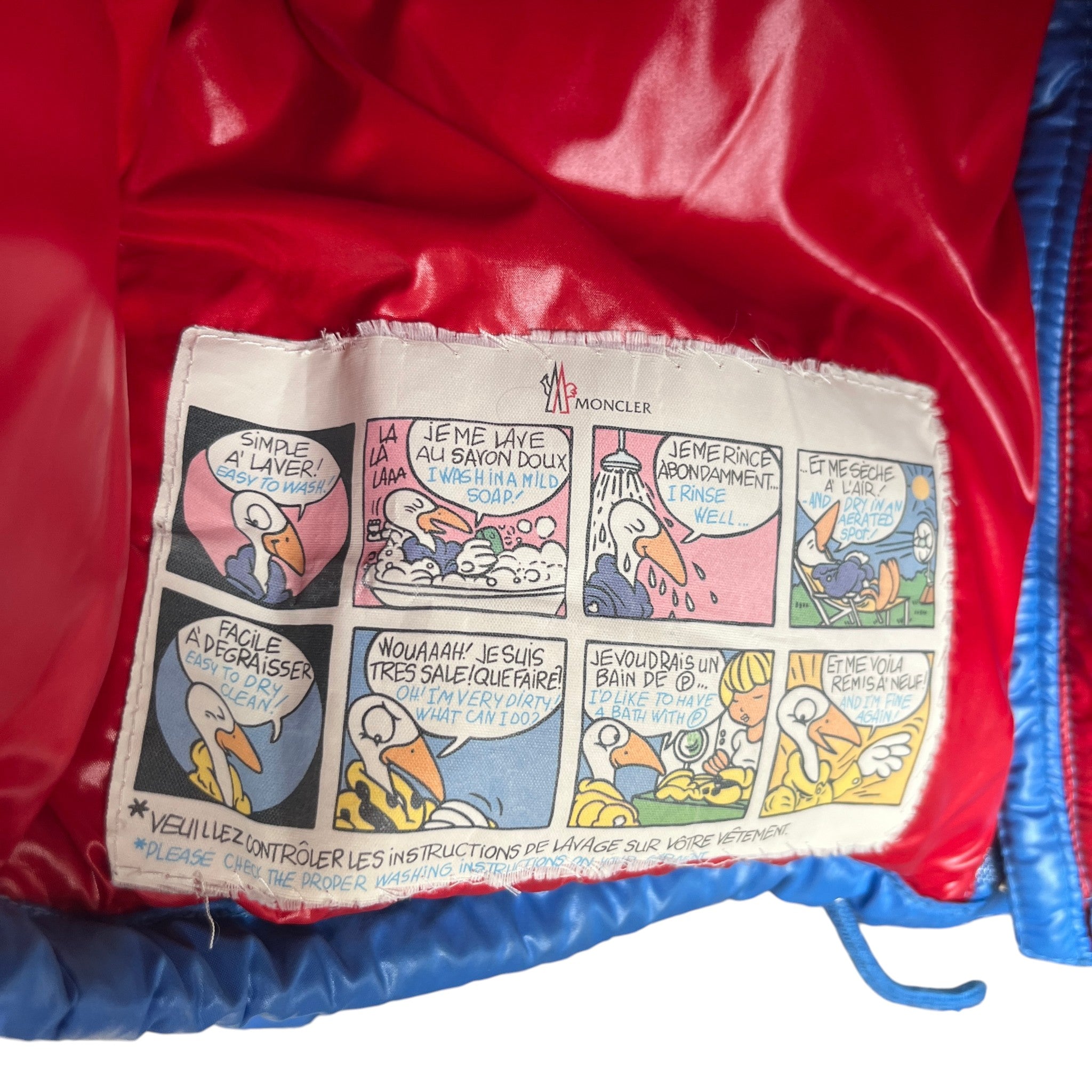 Men's Anderson Removable Sleeves Down Jacket Blue Size 0/XS