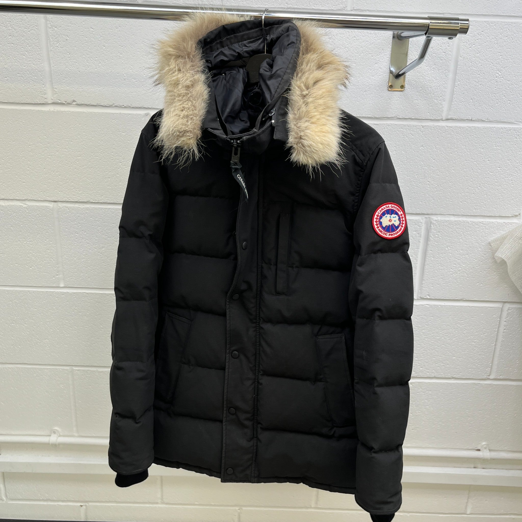 Men's Carson Parka Down Jacket Black Size S