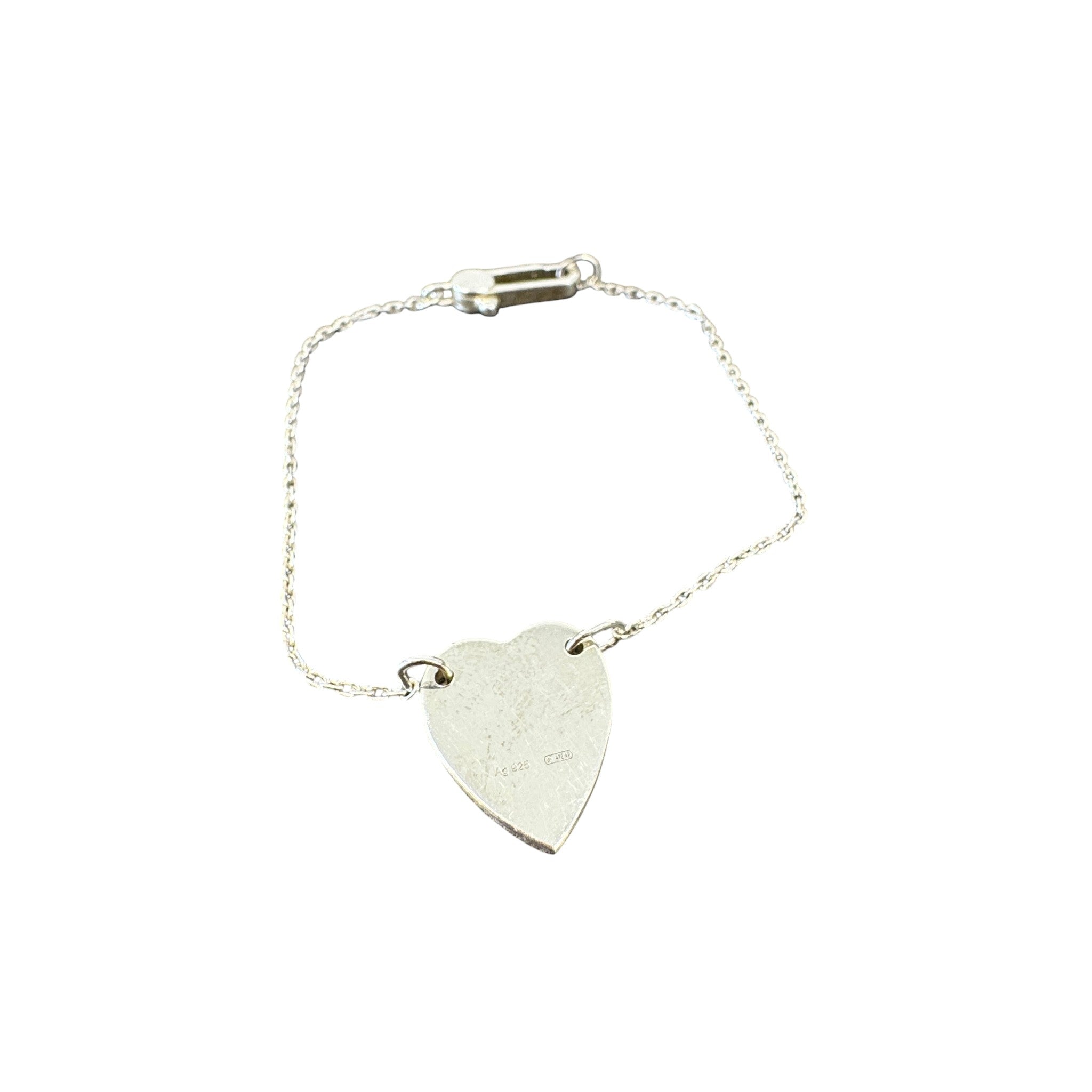 Women's Trademark Heart Bracelet Silver