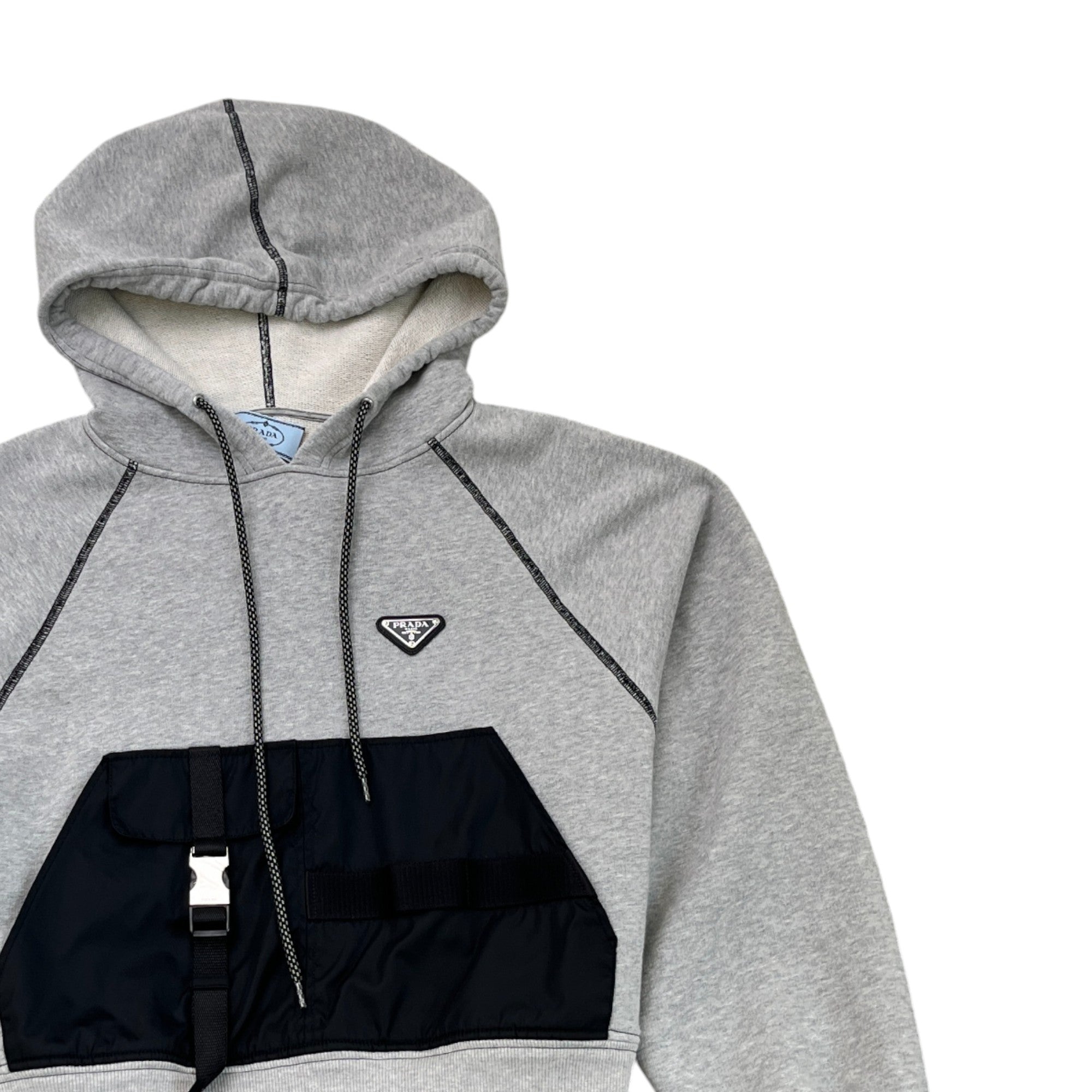 Women's Plaque Logo Full Tracksuit Grey Size S