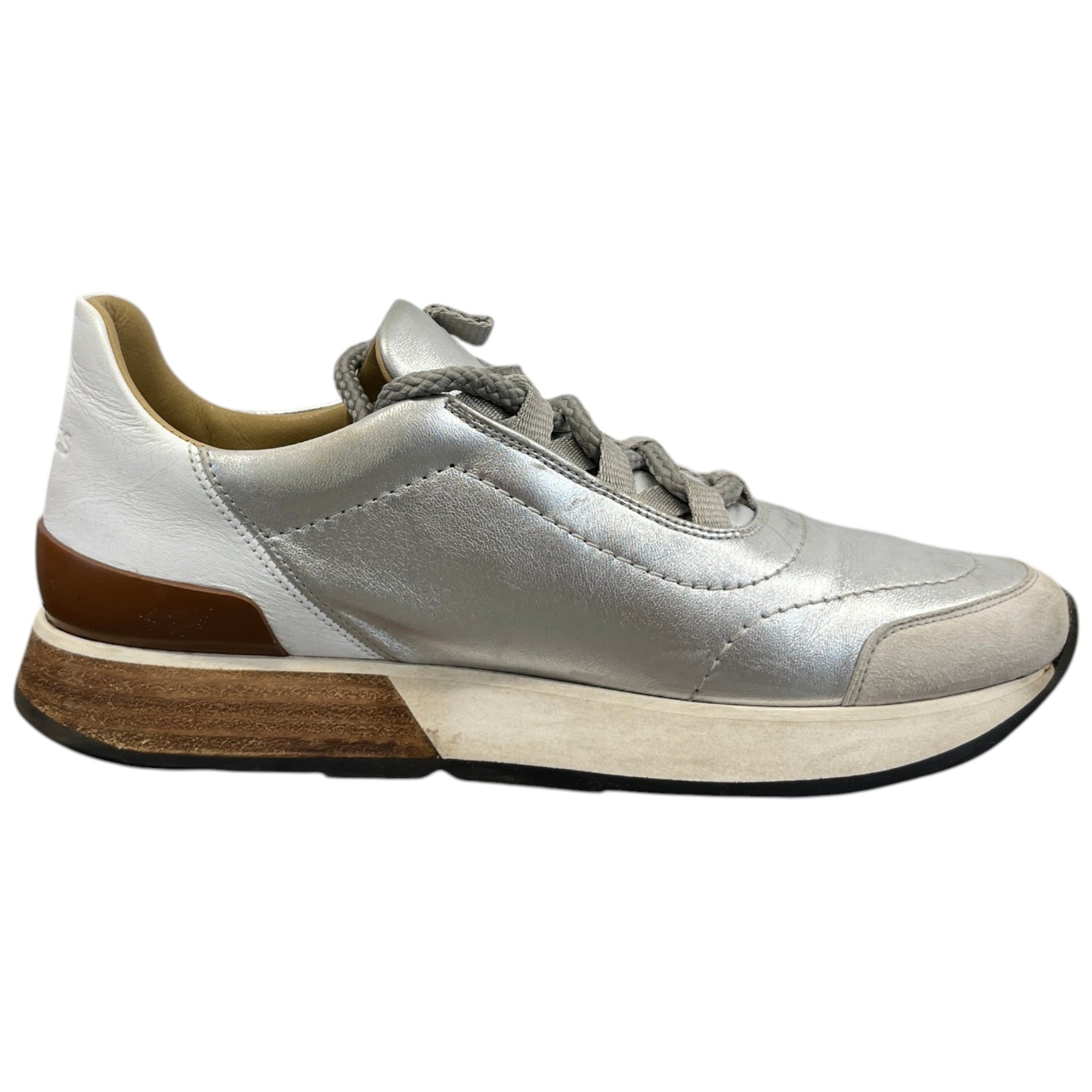 Women's Miles Low Trainers Silver Size EU 36 / UK 3