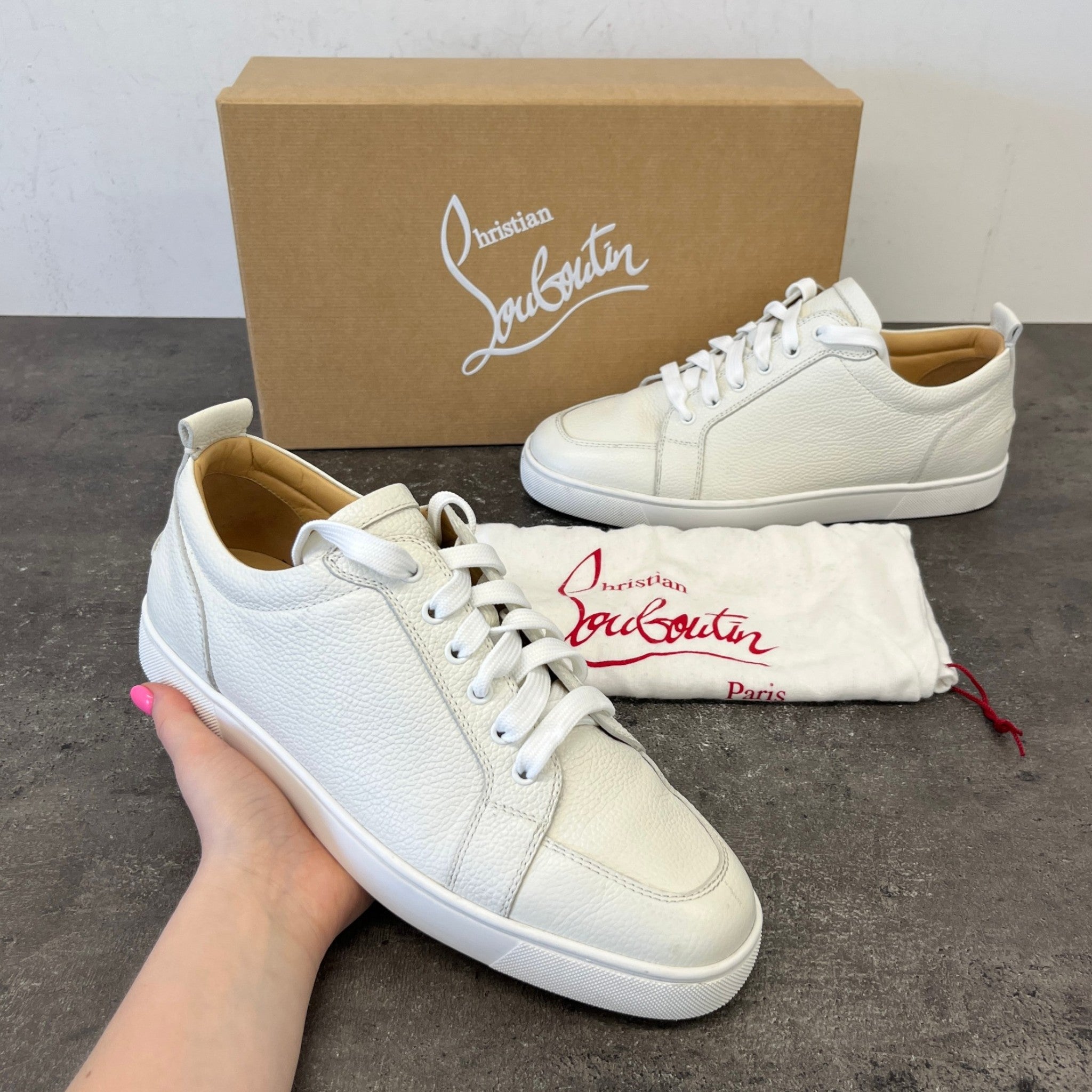 Men's Rantulow Low Trainers White Size EU 44 / UK 10